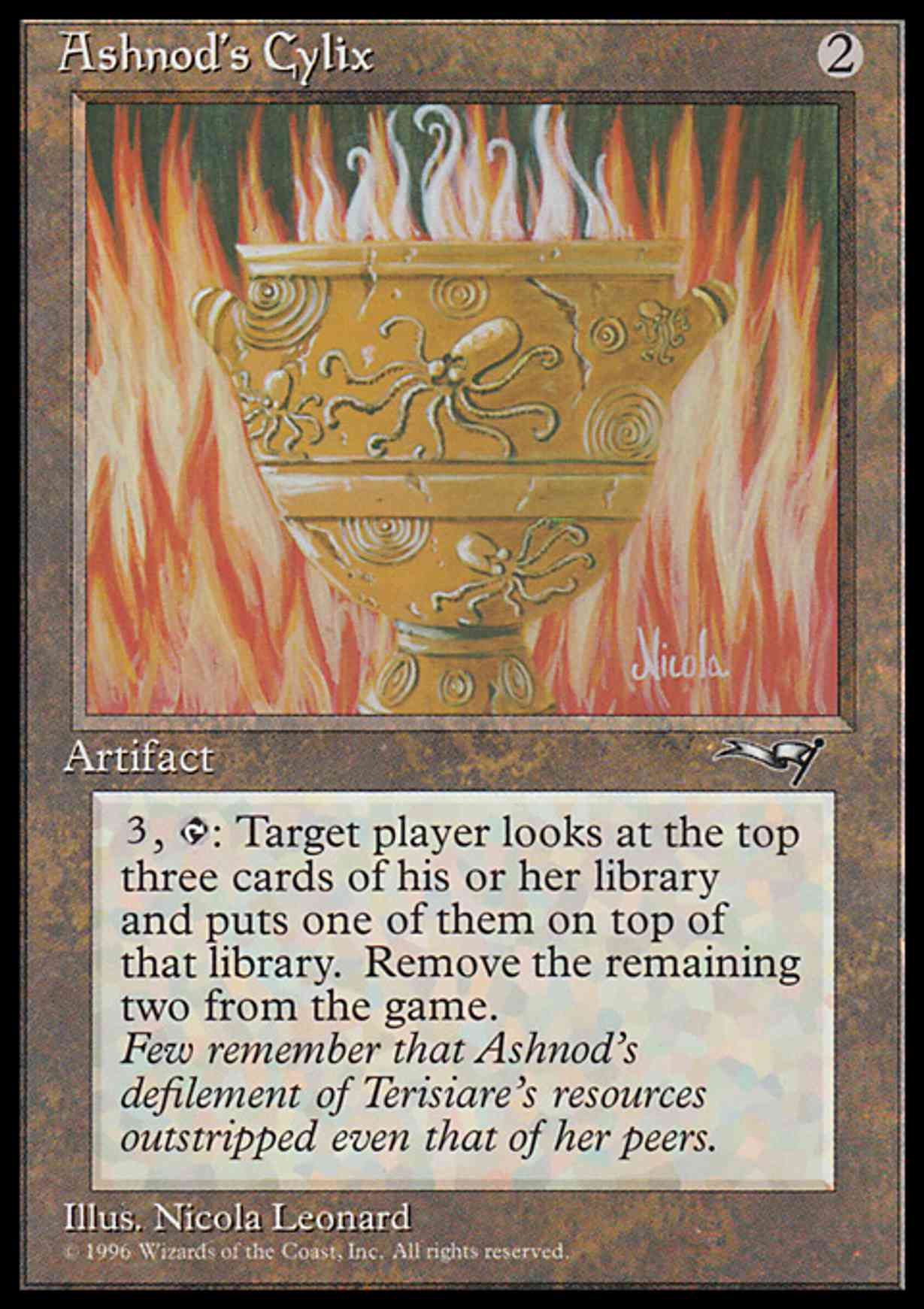 Ashnod's Cylix magic card front