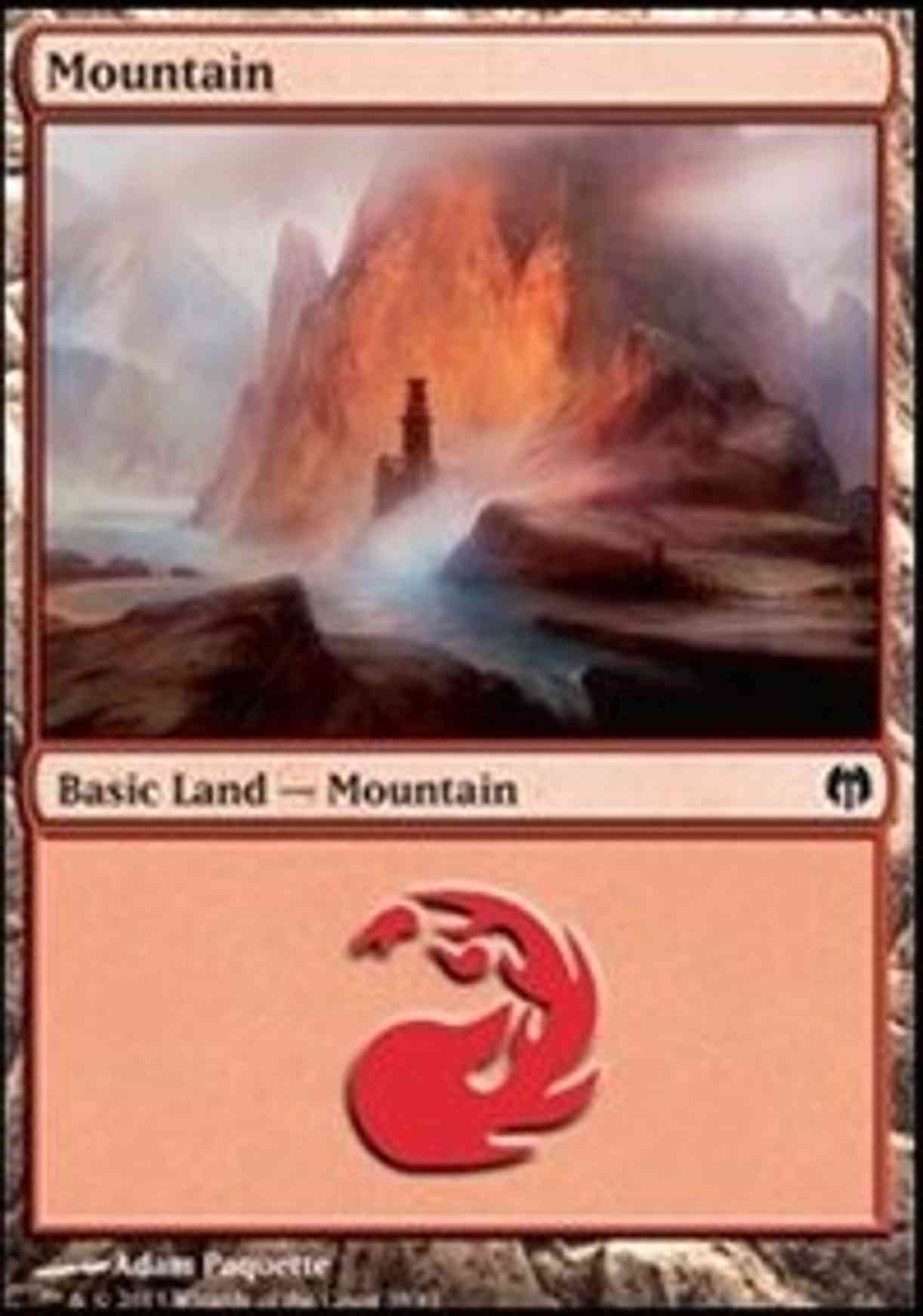 Mountain (38) magic card front