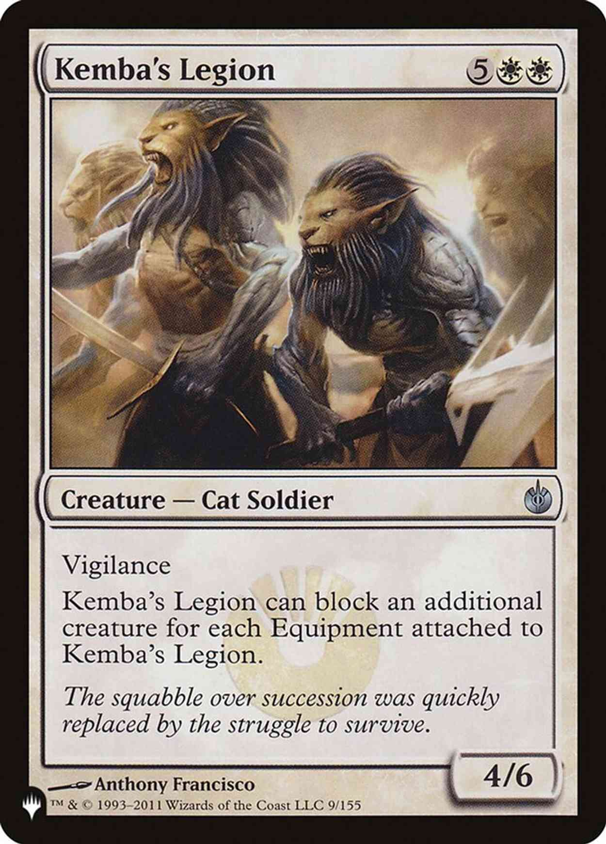 Kemba's Legion magic card front