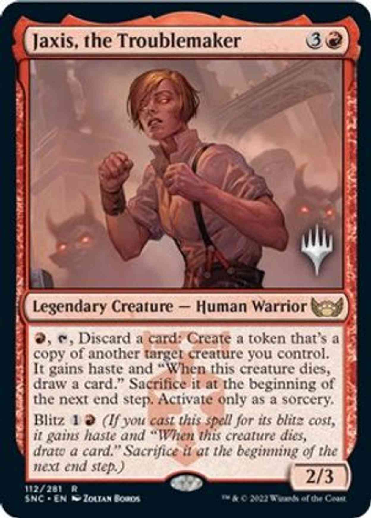 Jaxis, the Troublemaker magic card front