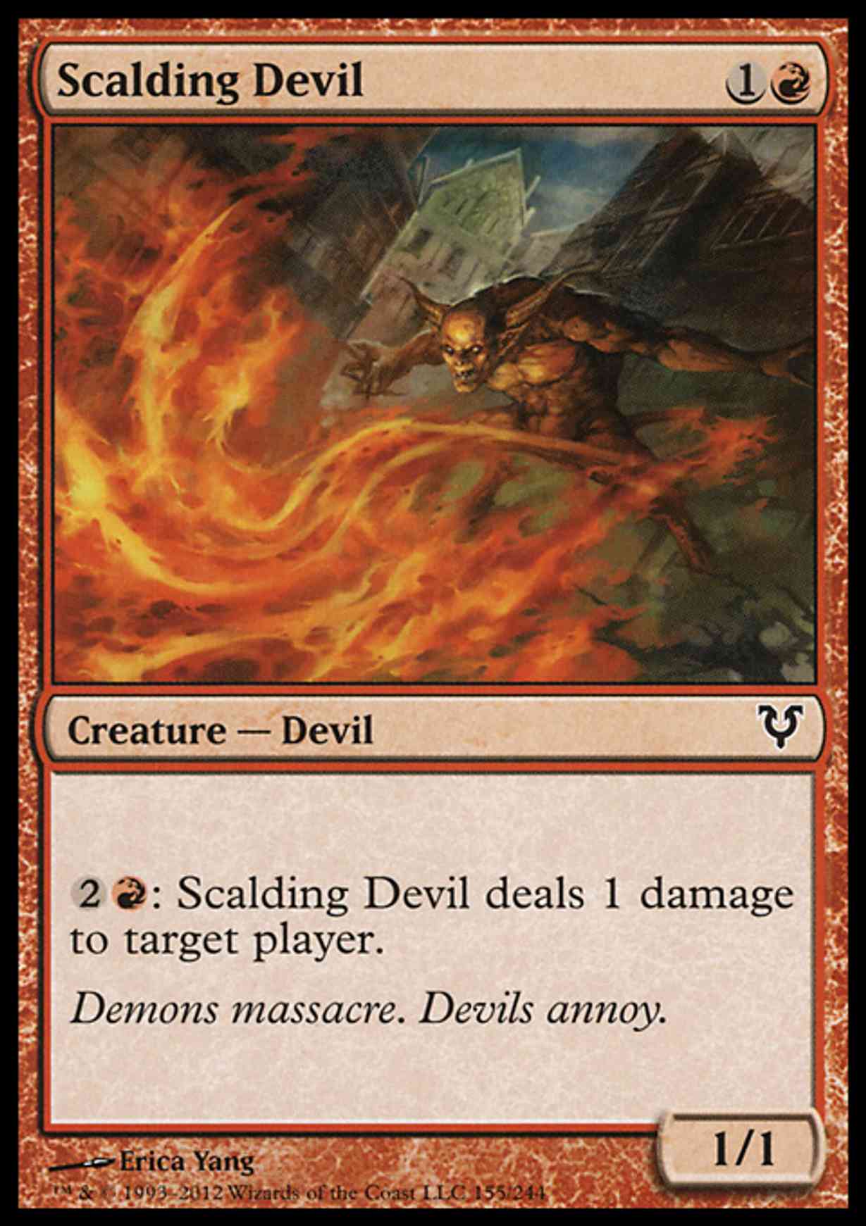 Scalding Devil magic card front