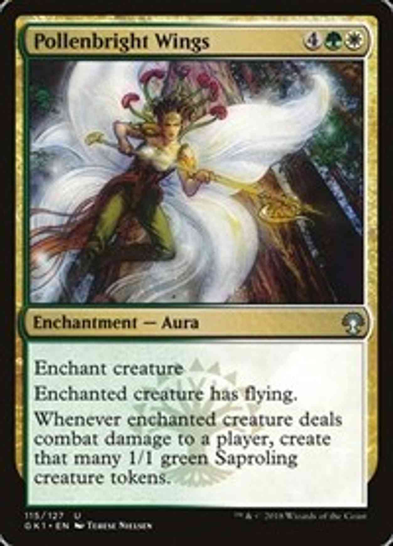 Pollenbright Wings magic card front