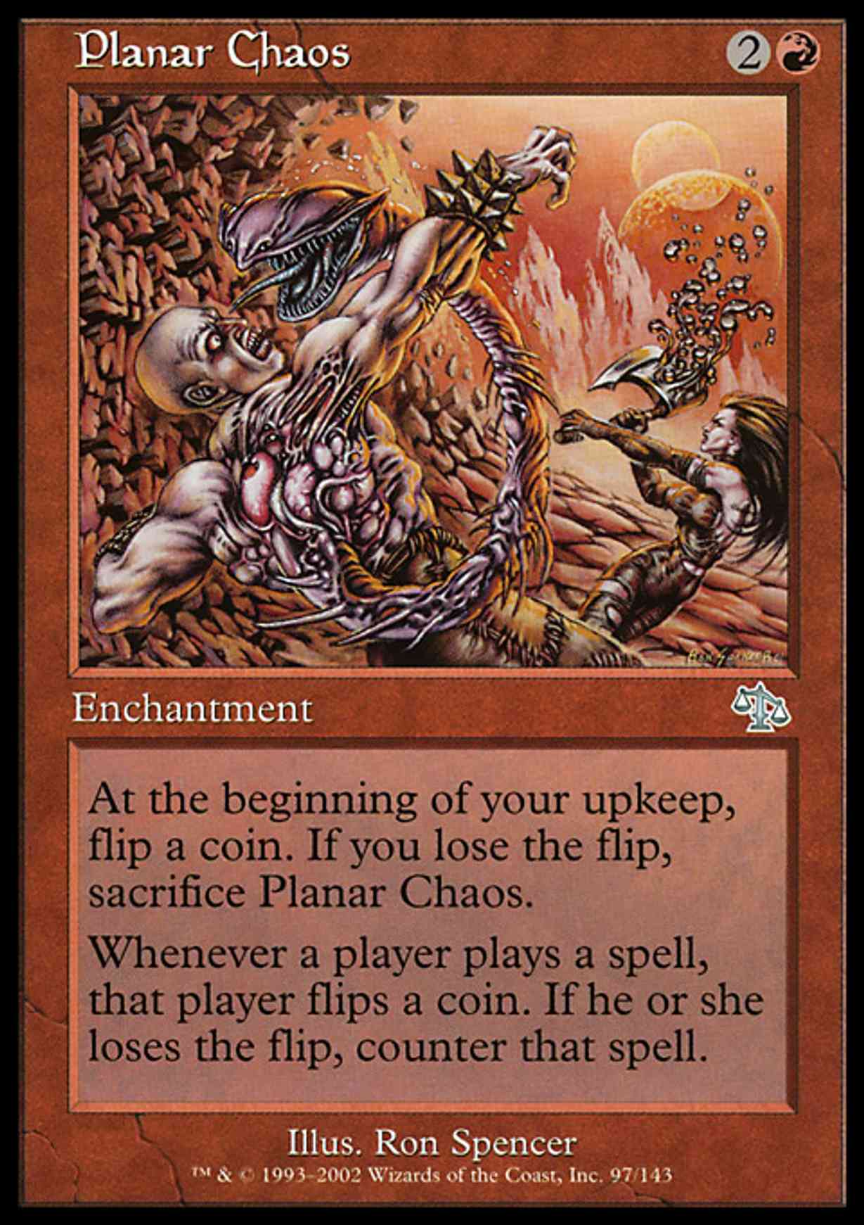 Planar Chaos magic card front
