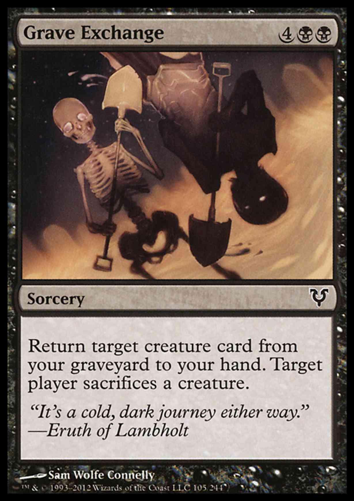 Grave Exchange magic card front