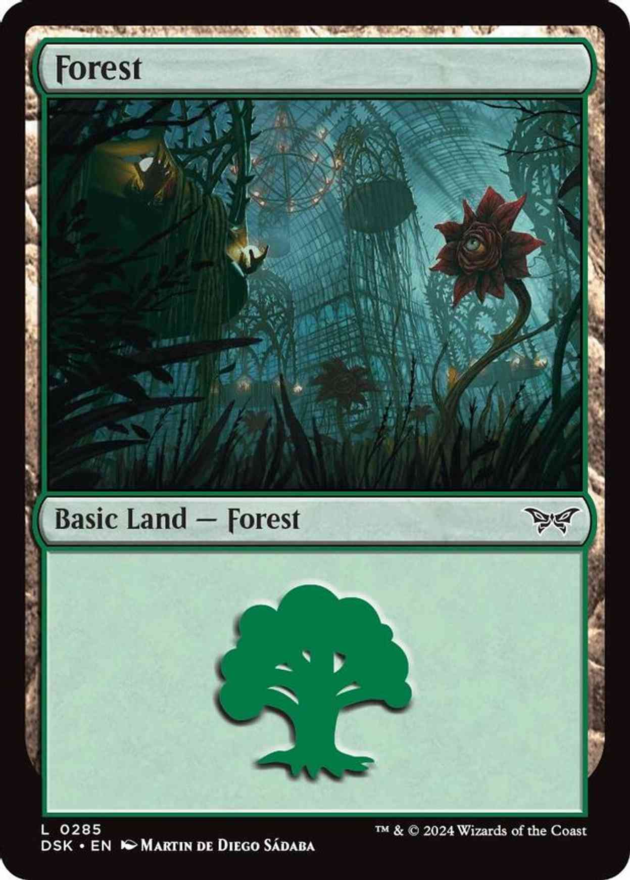 Forest (0285) magic card front