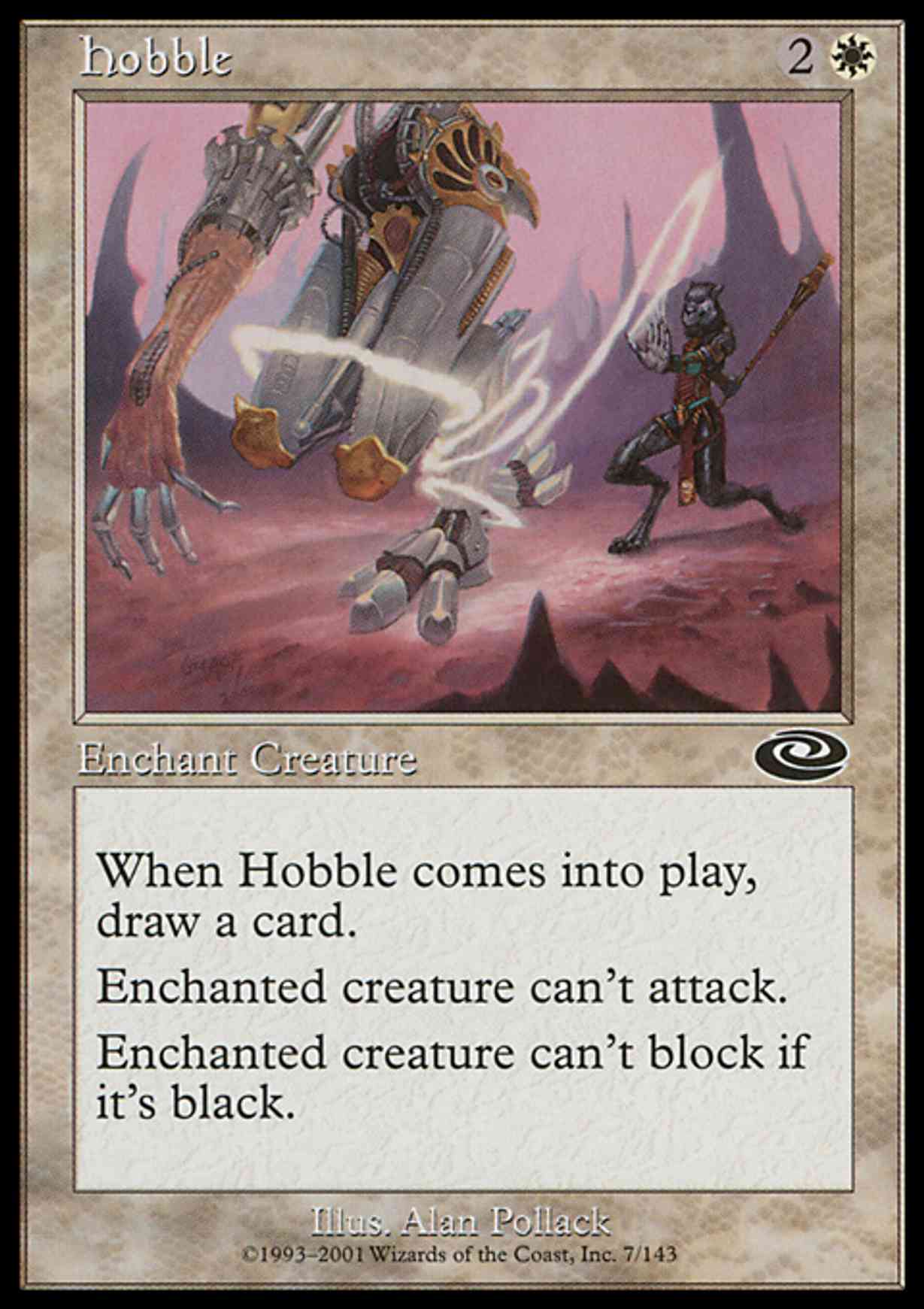 Hobble magic card front