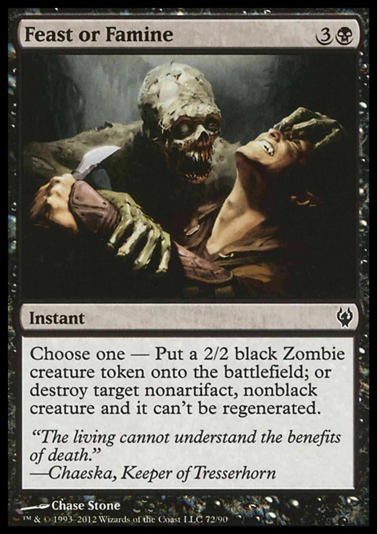 Feast or Famine magic card front