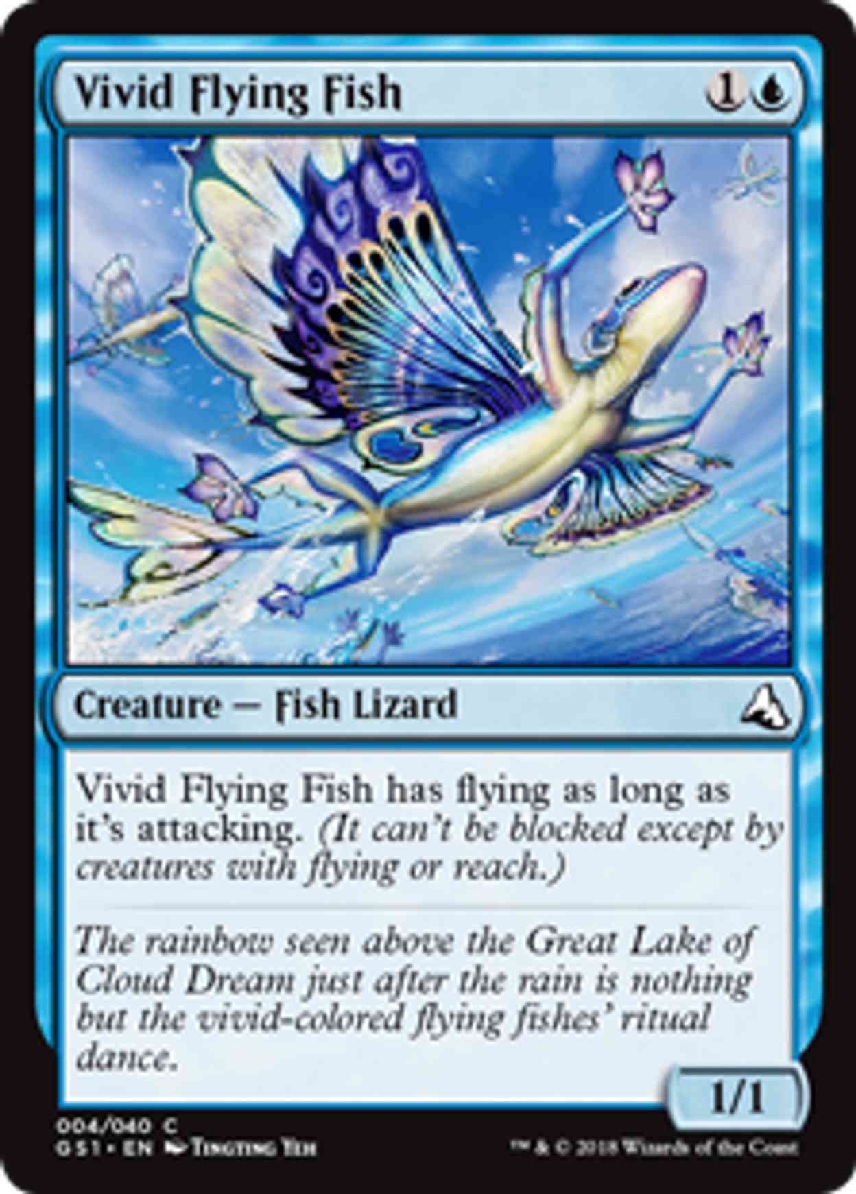 Vivid Flying Fish magic card front