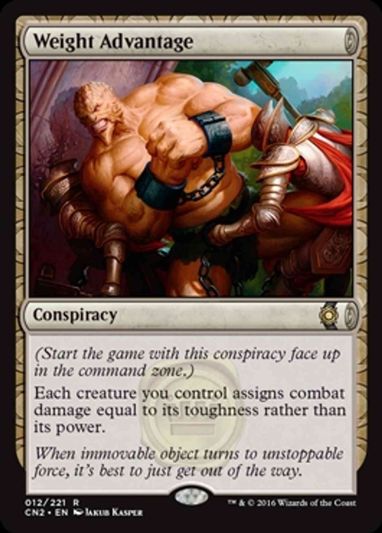 Weight Advantage magic card front