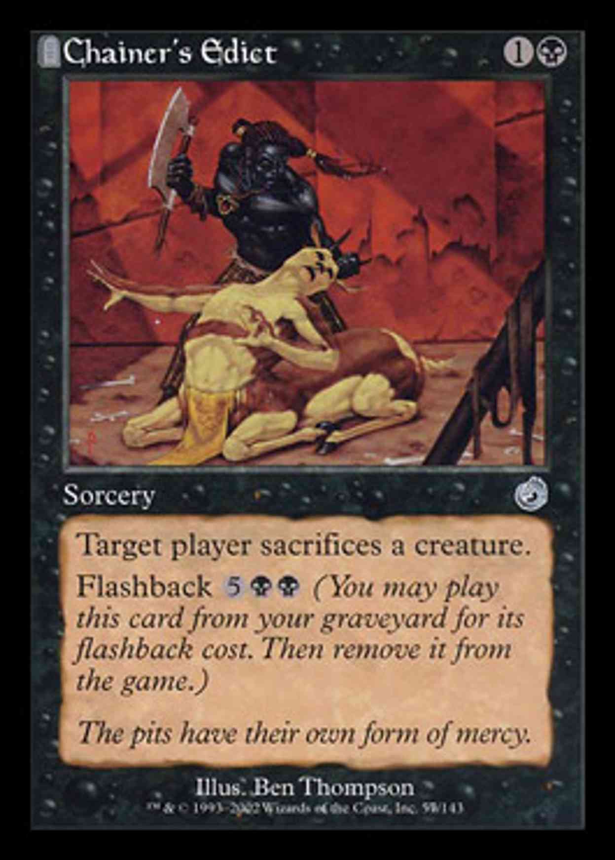 Chainer's Edict magic card front