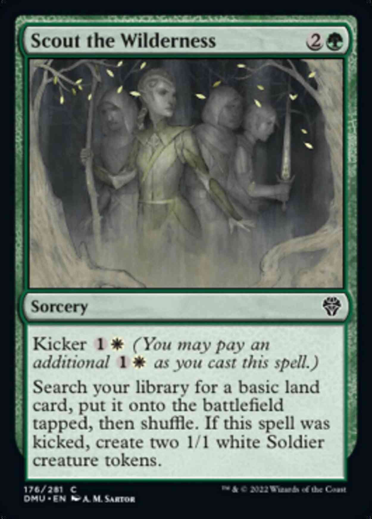 Scout the Wilderness magic card front