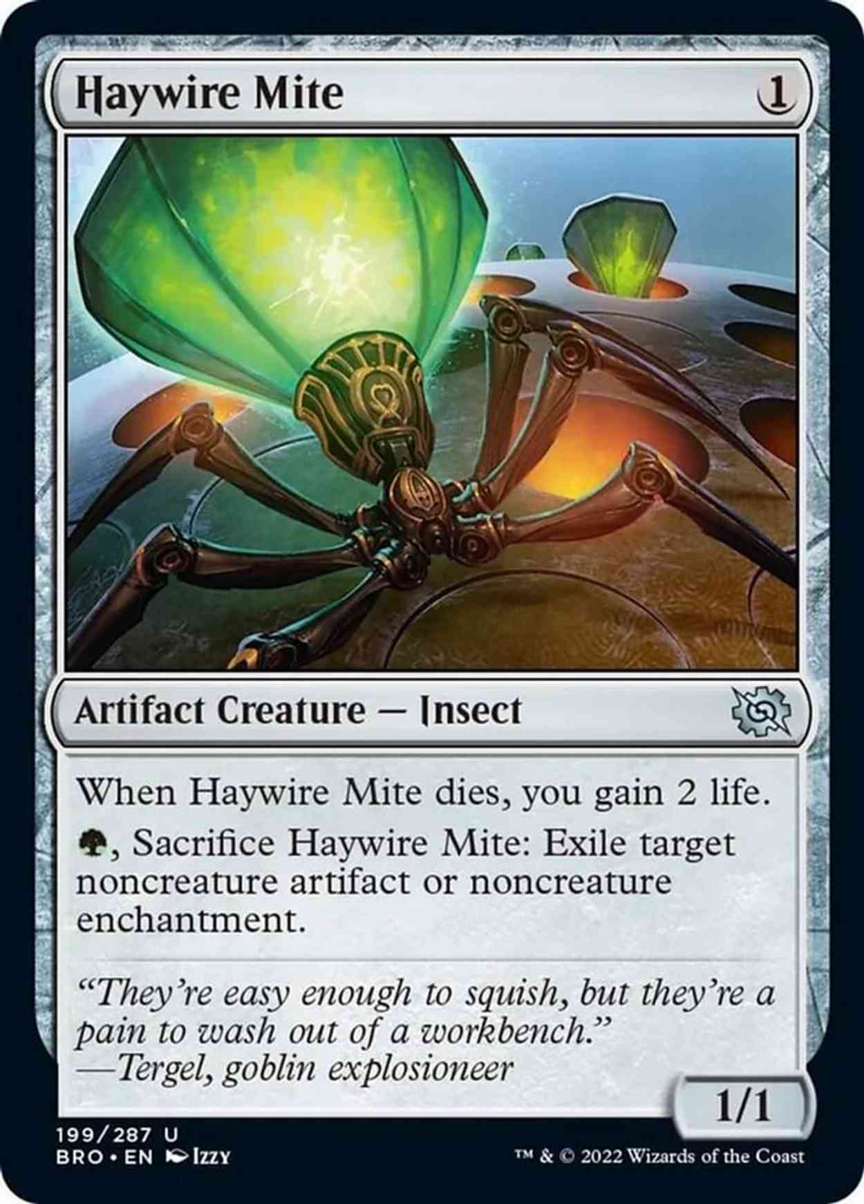 Haywire Mite magic card front