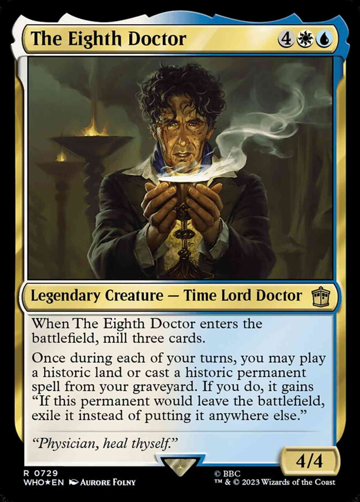 The Eighth Doctor (Surge Foil) magic card front