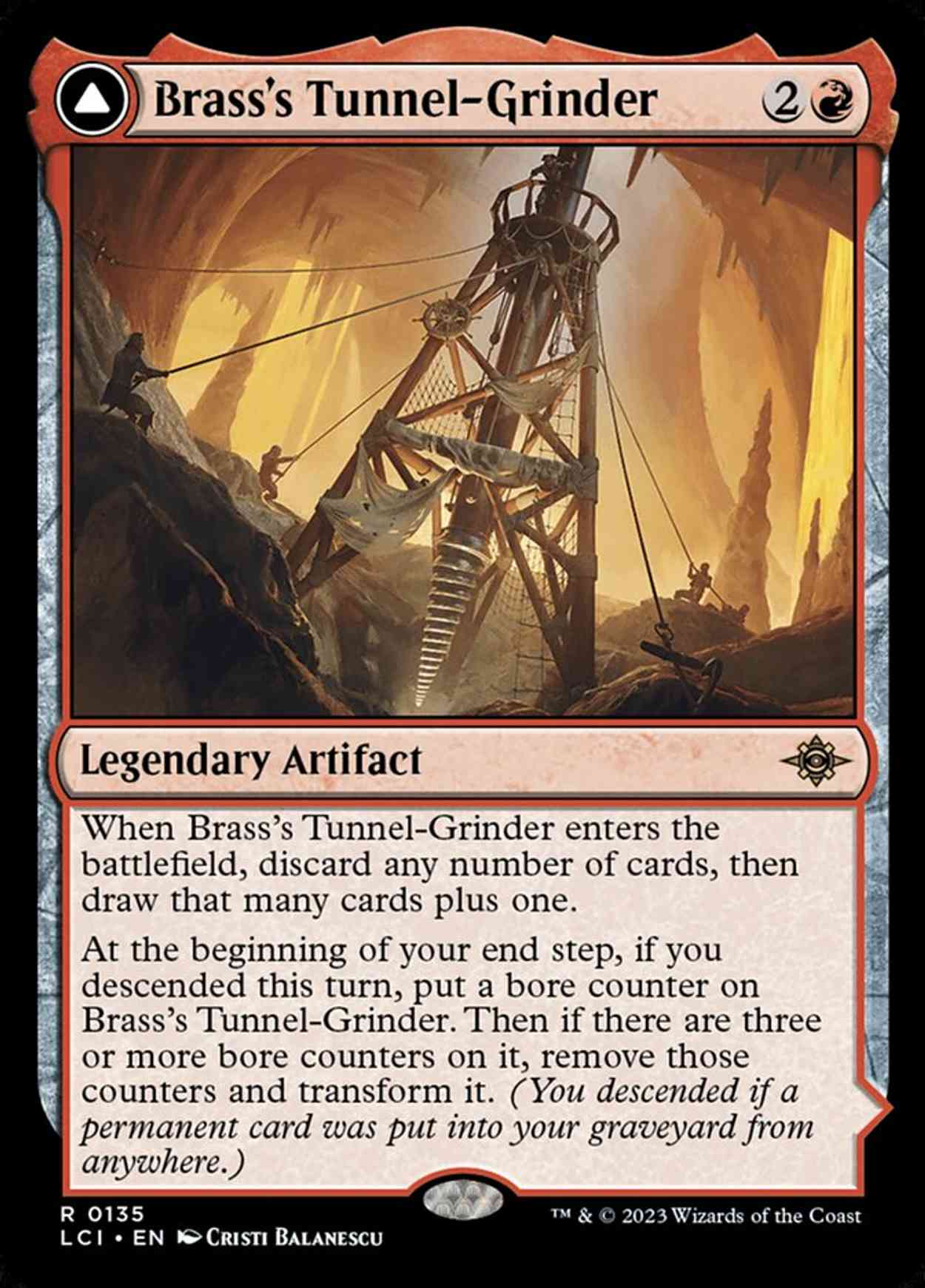 Brass's Tunnel-Grinder magic card front