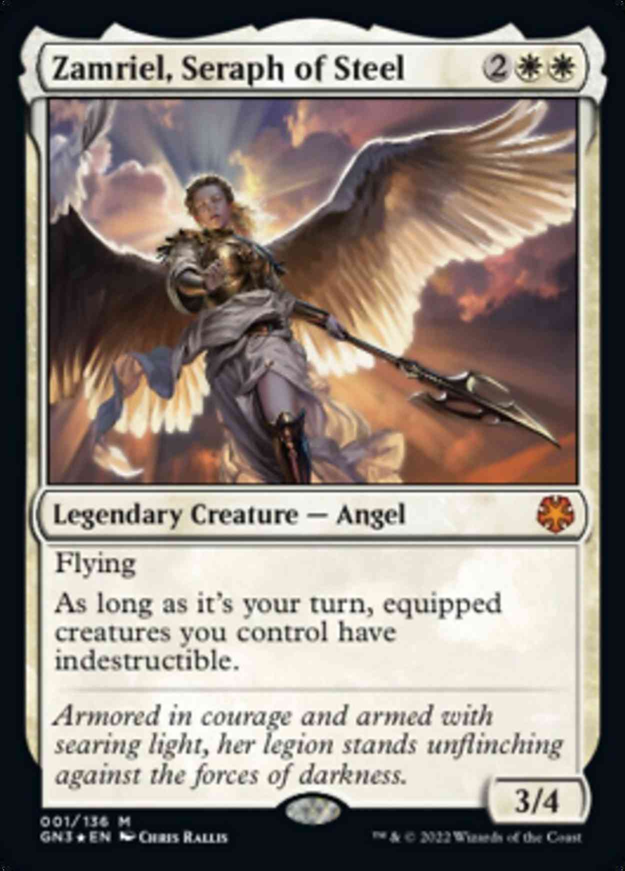 Zamriel, Seraph of Steel magic card front