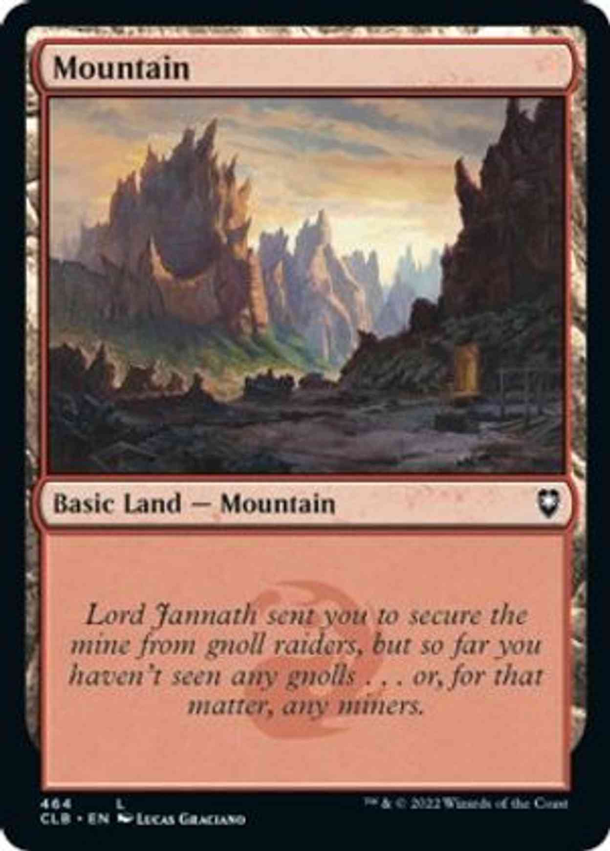 Mountain (464) magic card front