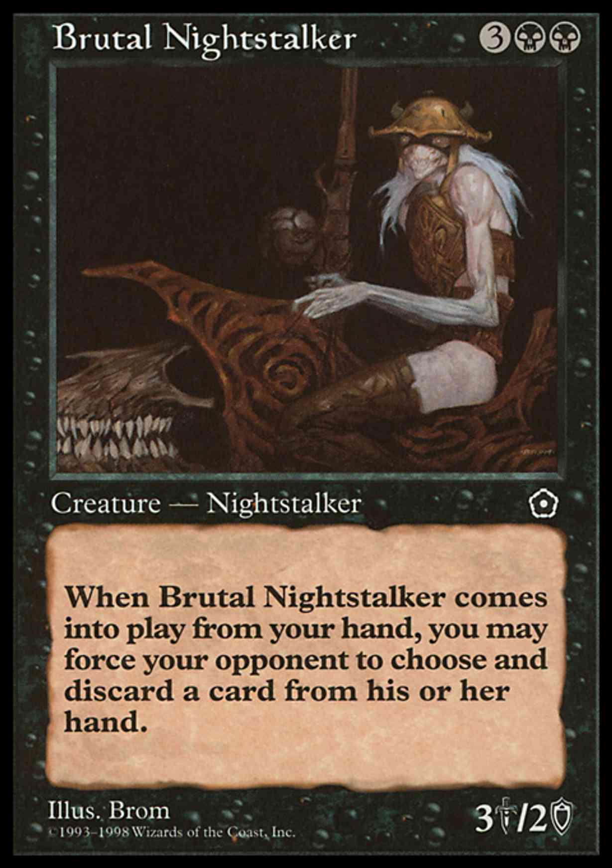 Brutal Nightstalker magic card front