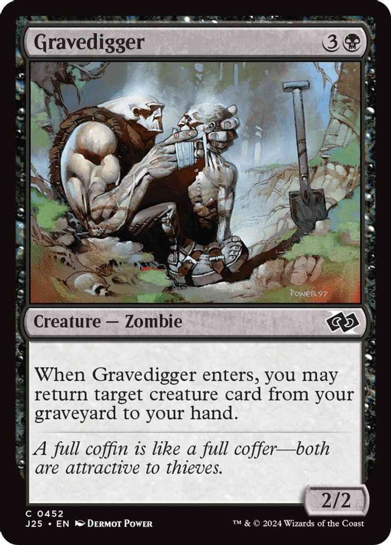 Gravedigger magic card front