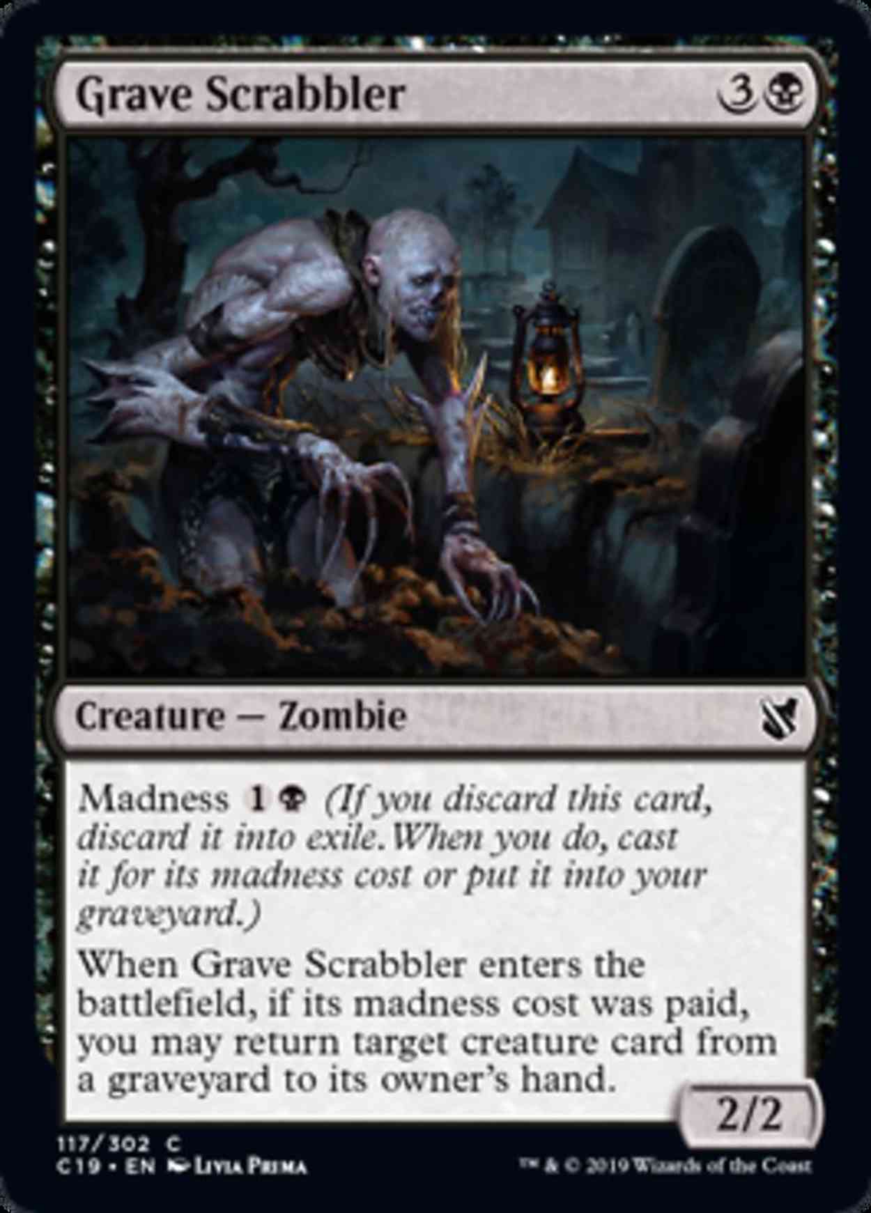 Grave Scrabbler magic card front