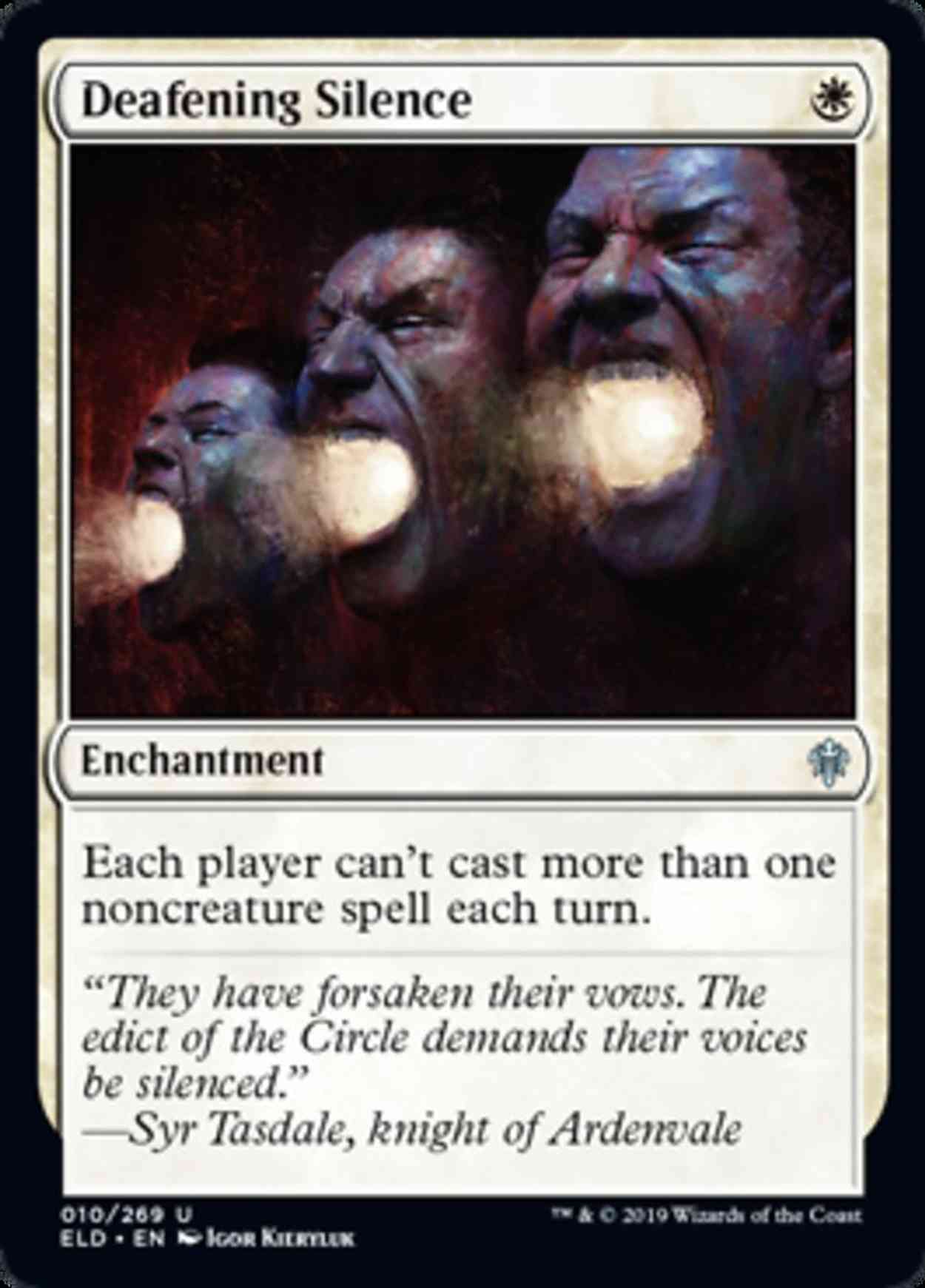 Deafening Silence magic card front