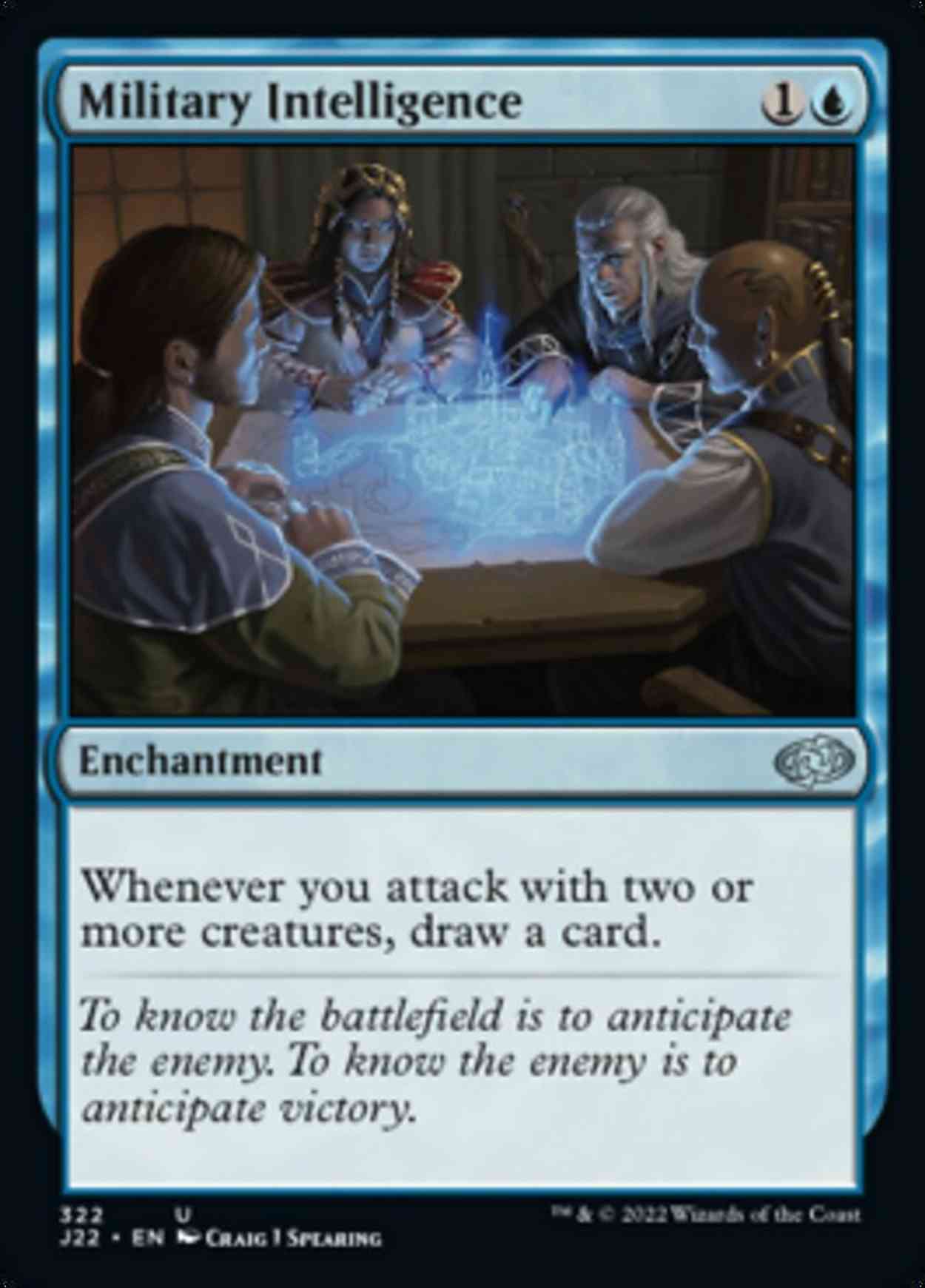 Military Intelligence magic card front