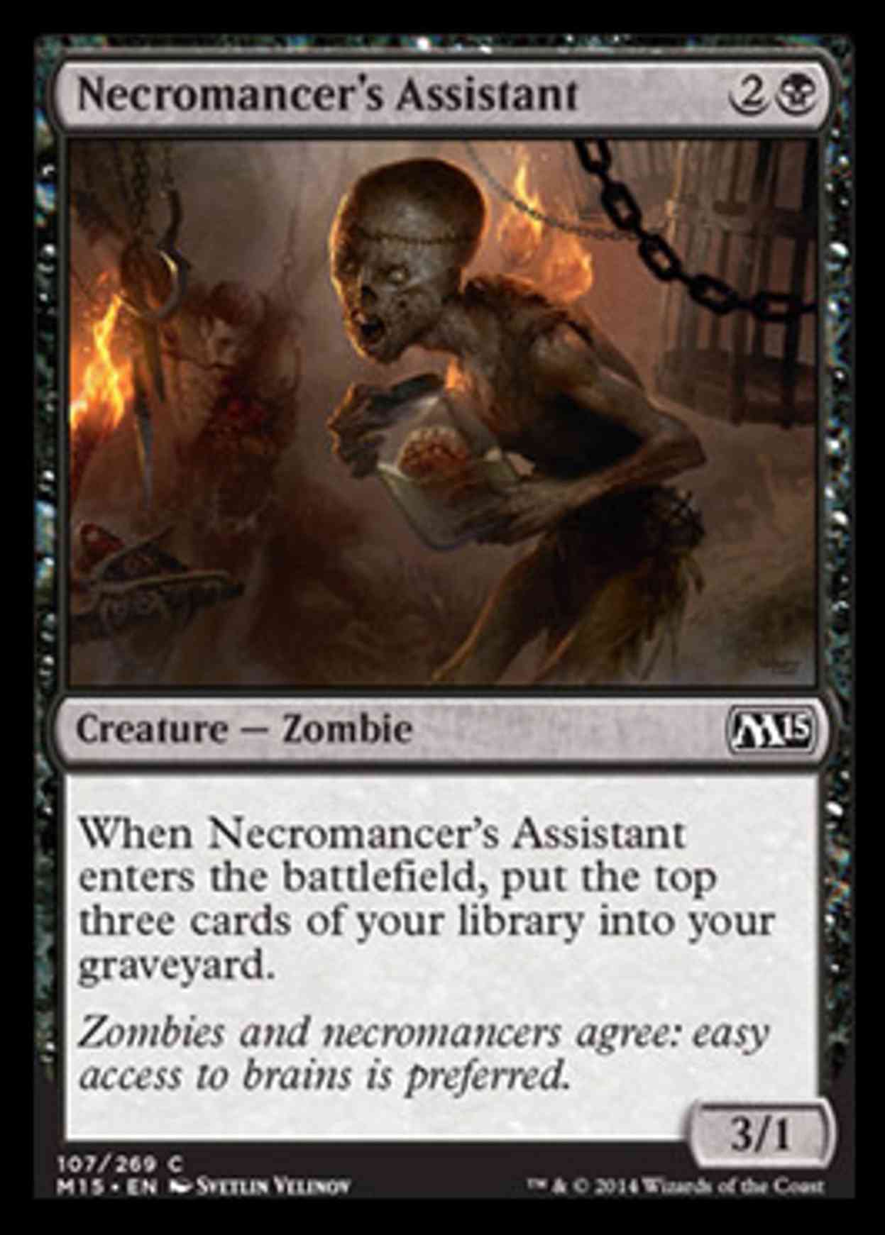 Necromancer's Assistant magic card front