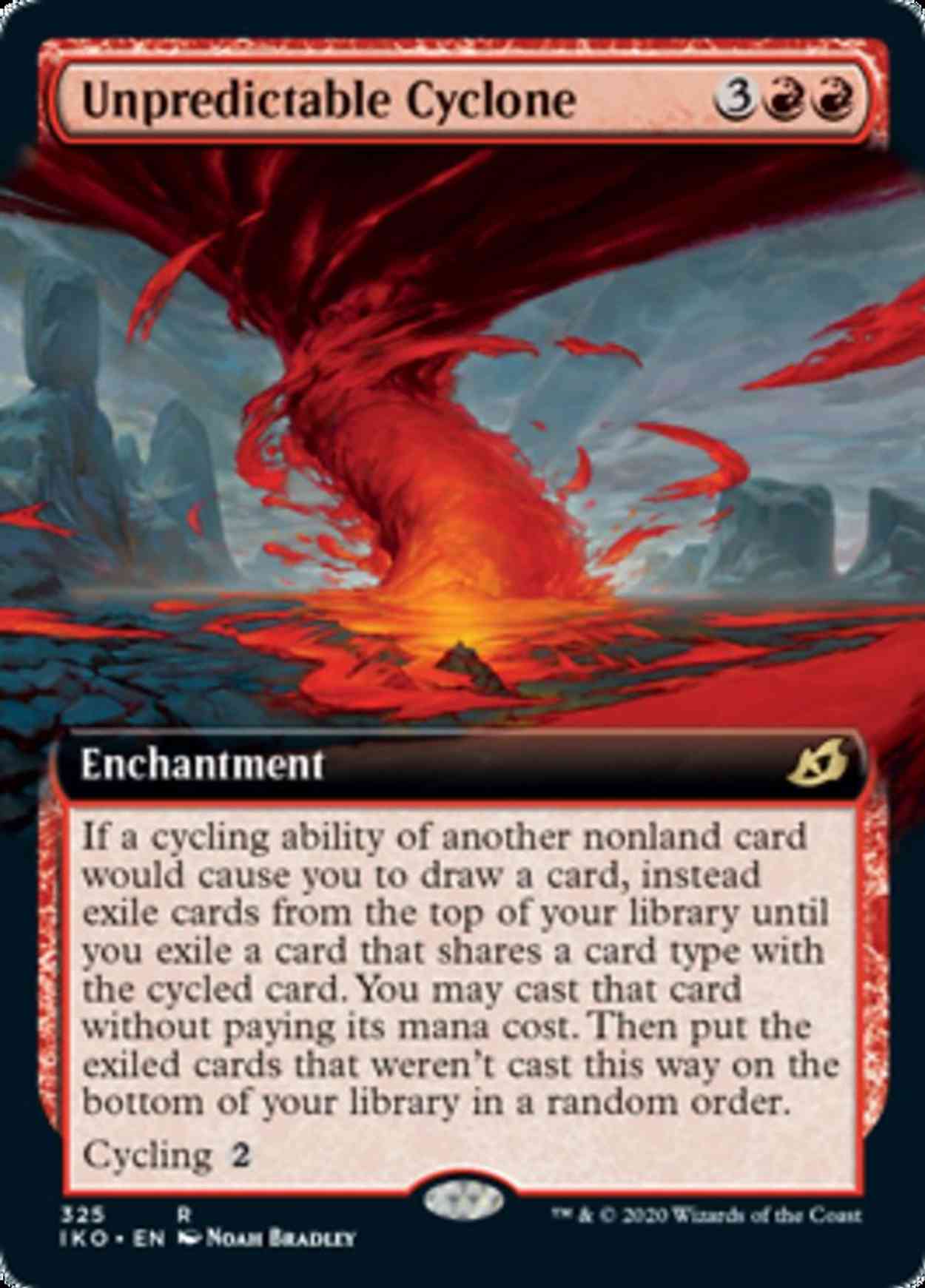 Unpredictable Cyclone (Extended Art) magic card front