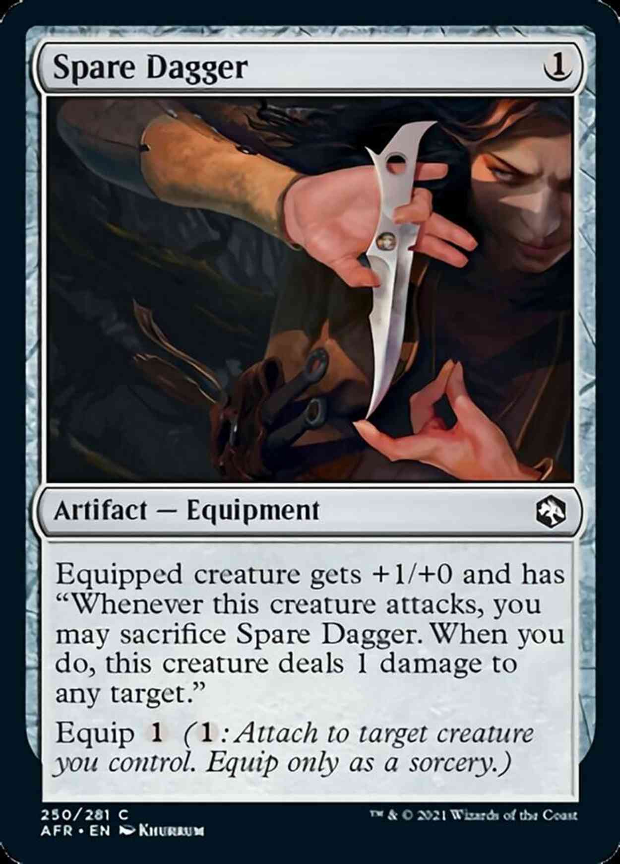Spare Dagger magic card front
