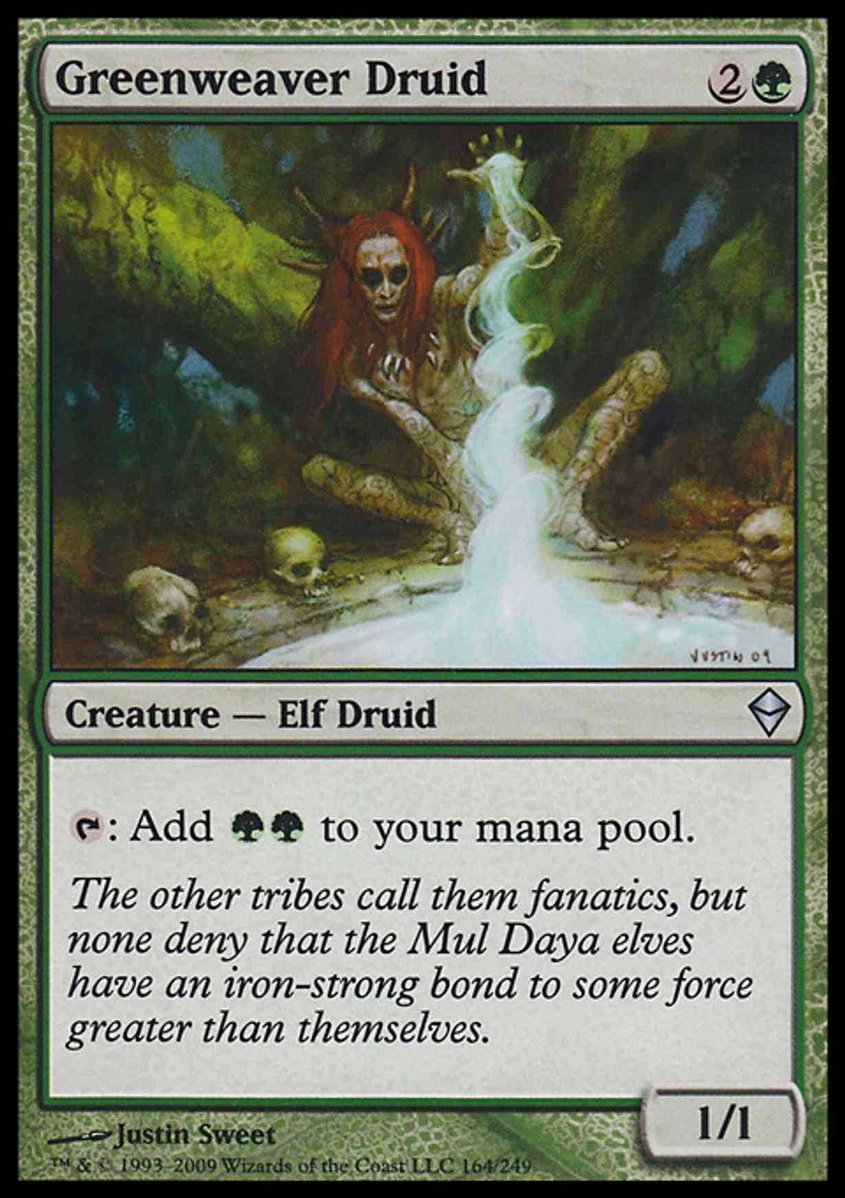 Greenweaver Druid magic card front