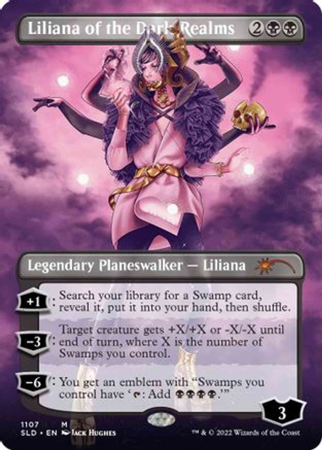 Liliana of the Dark Realms (Borderless) magic card front