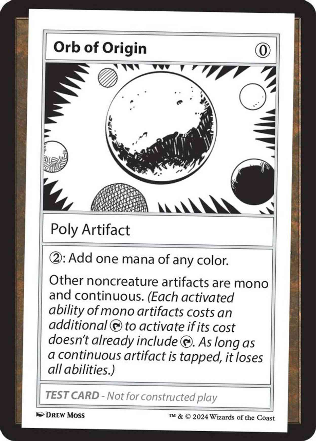 Orb of Origin magic card front