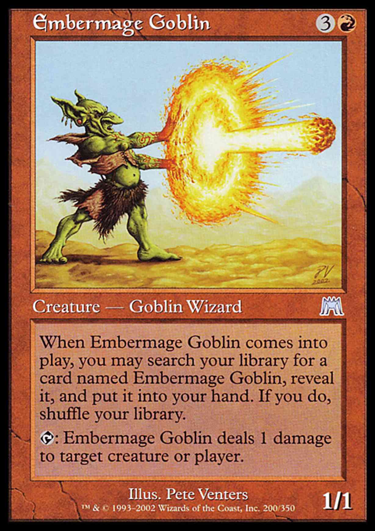 Embermage Goblin magic card front