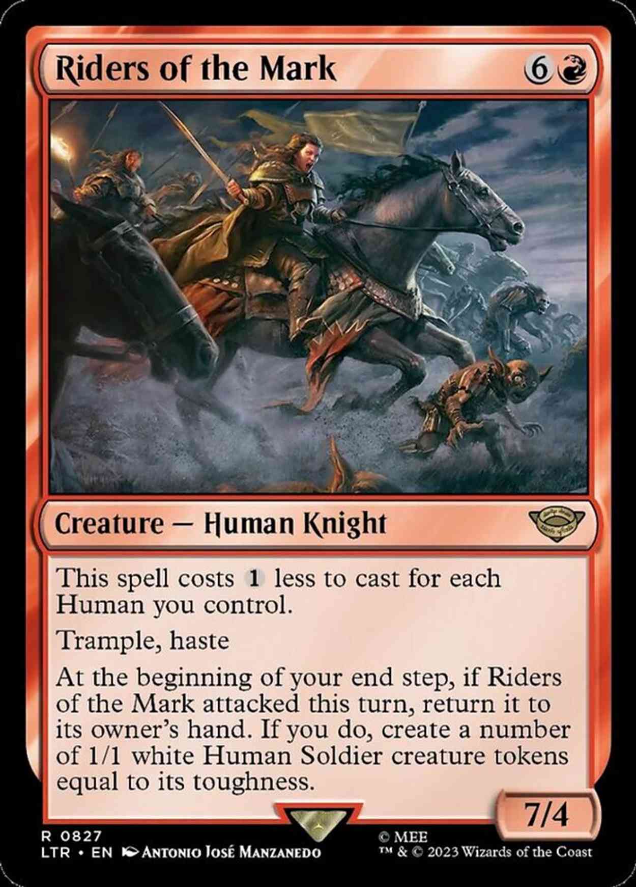 Riders of the Mark magic card front