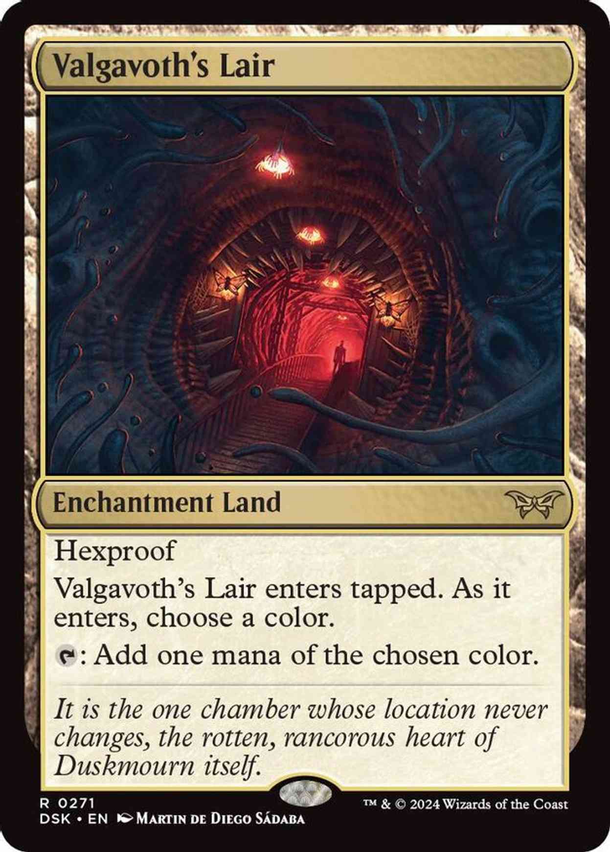 Valgavoth's Lair magic card front