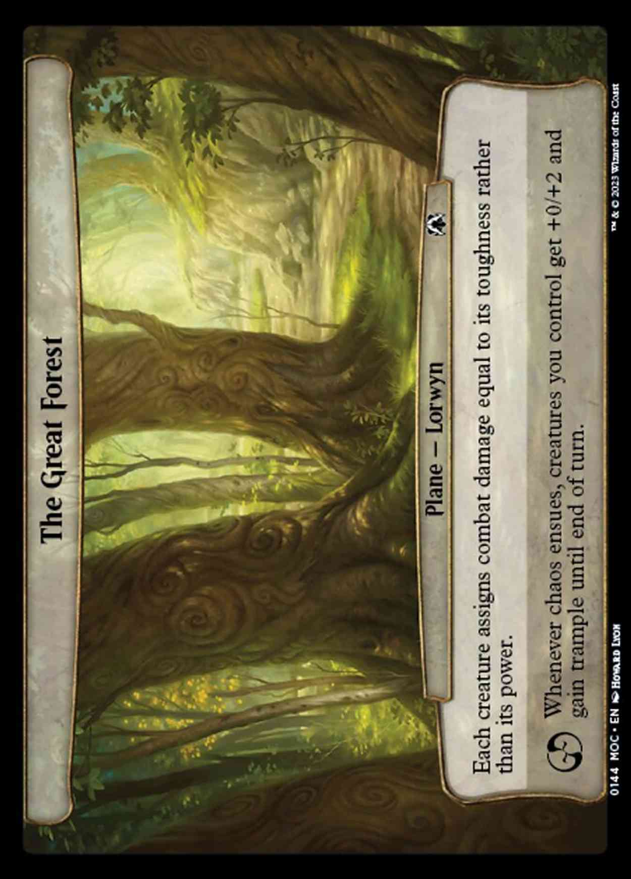 The Great Forest magic card front