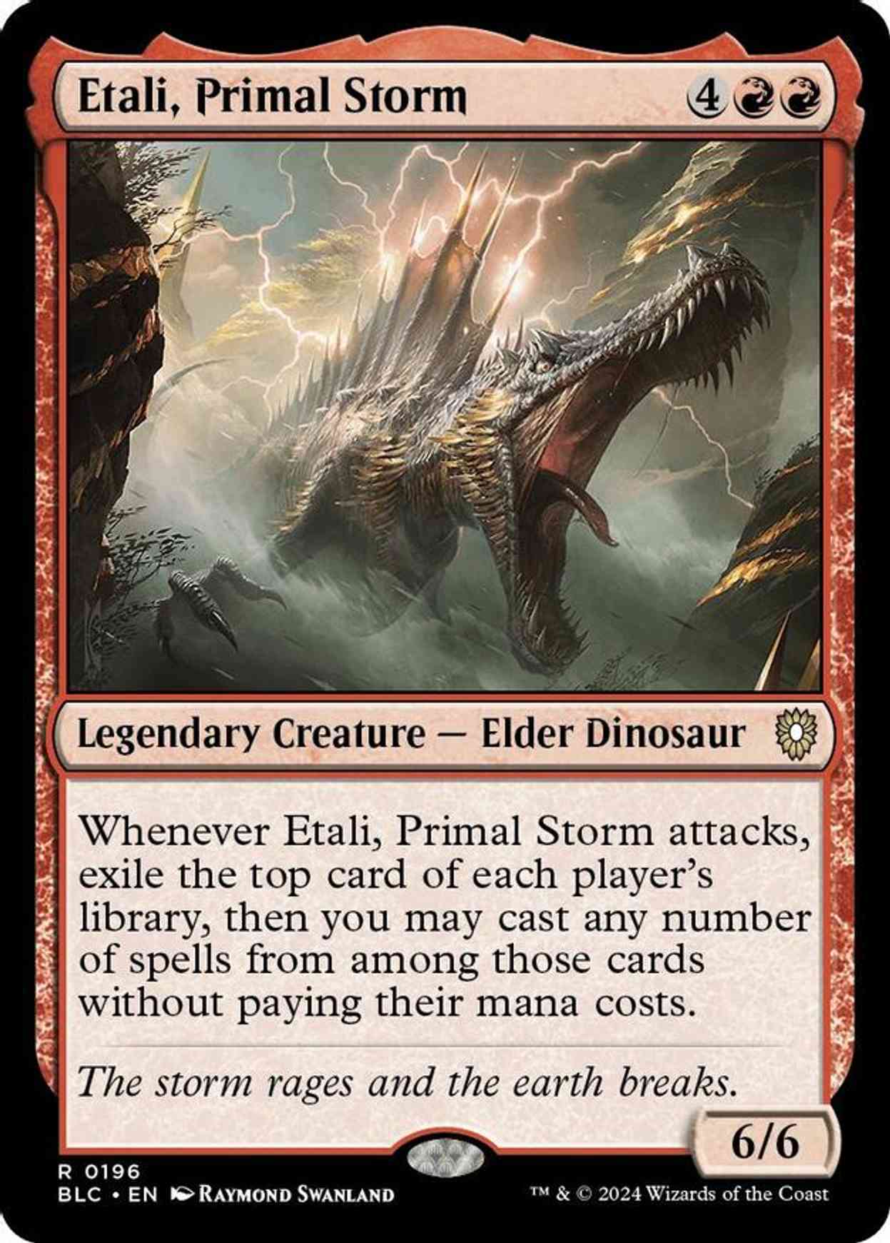 Etali, Primal Storm magic card front