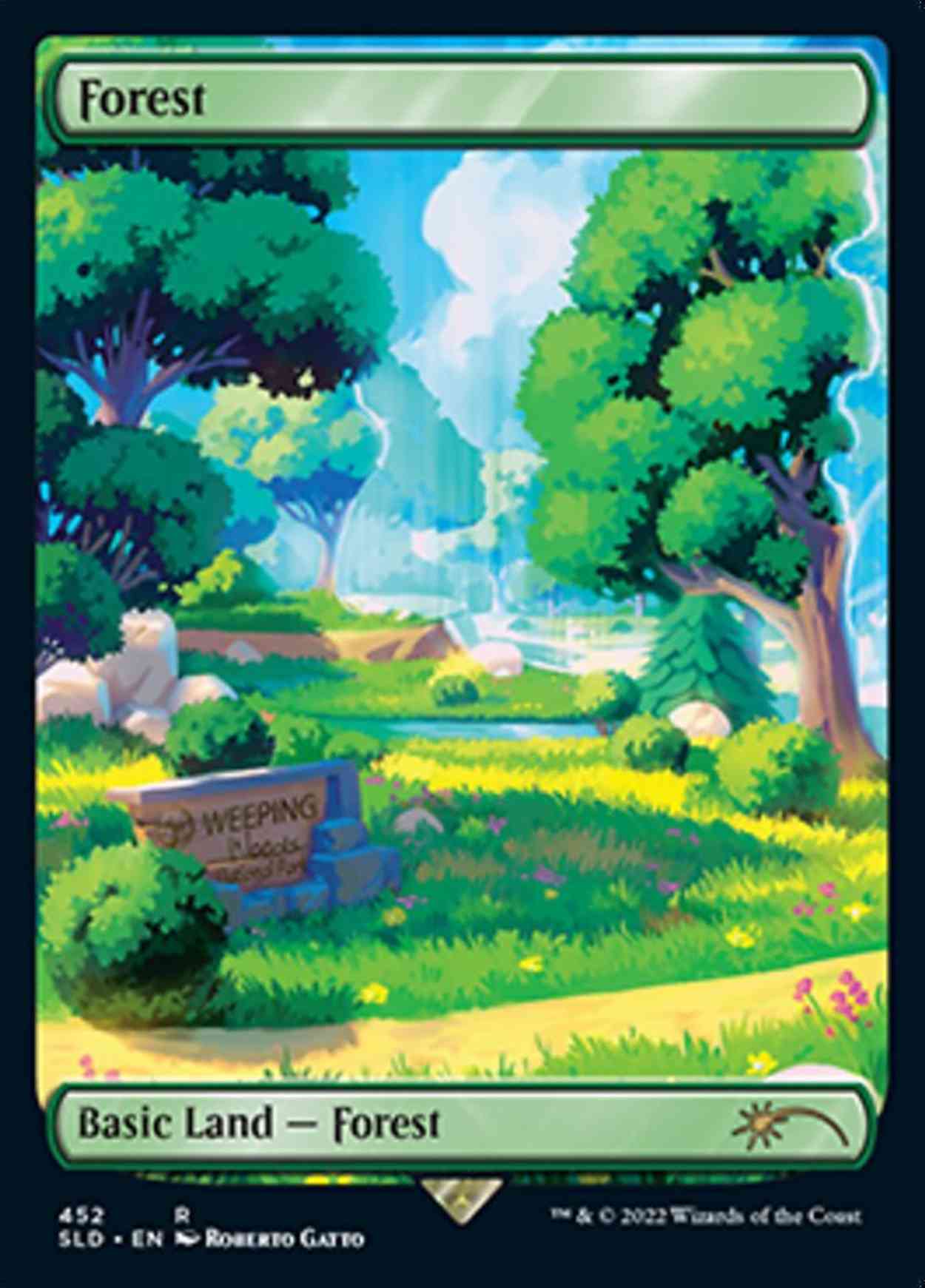 Forest (452) magic card front