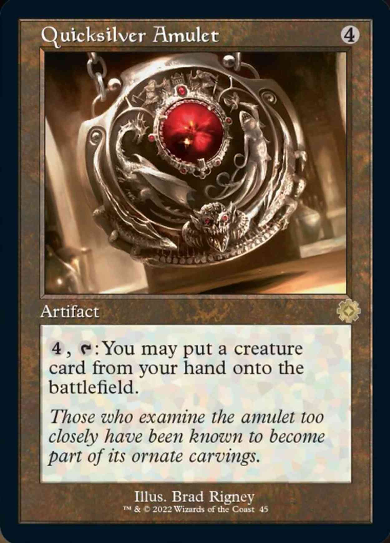 Quicksilver Amulet magic card front