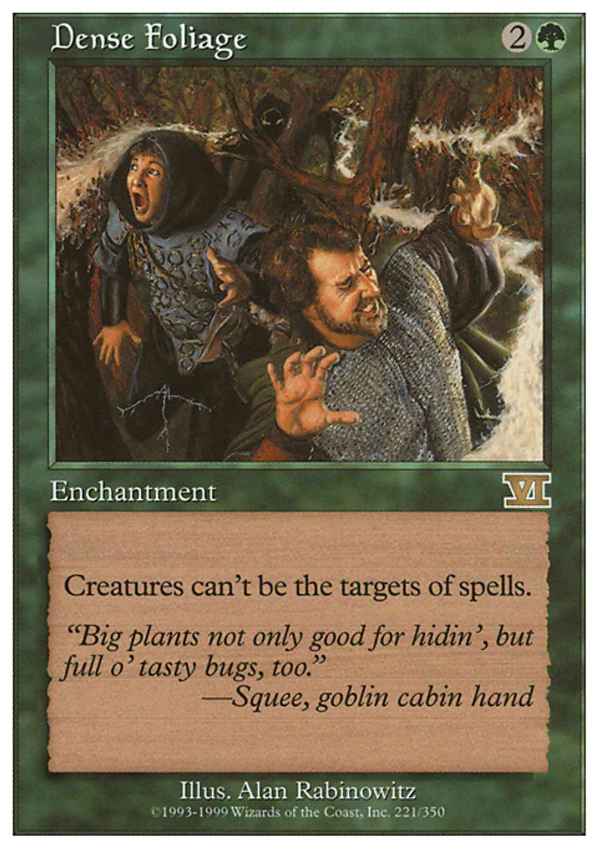 Dense Foliage magic card front