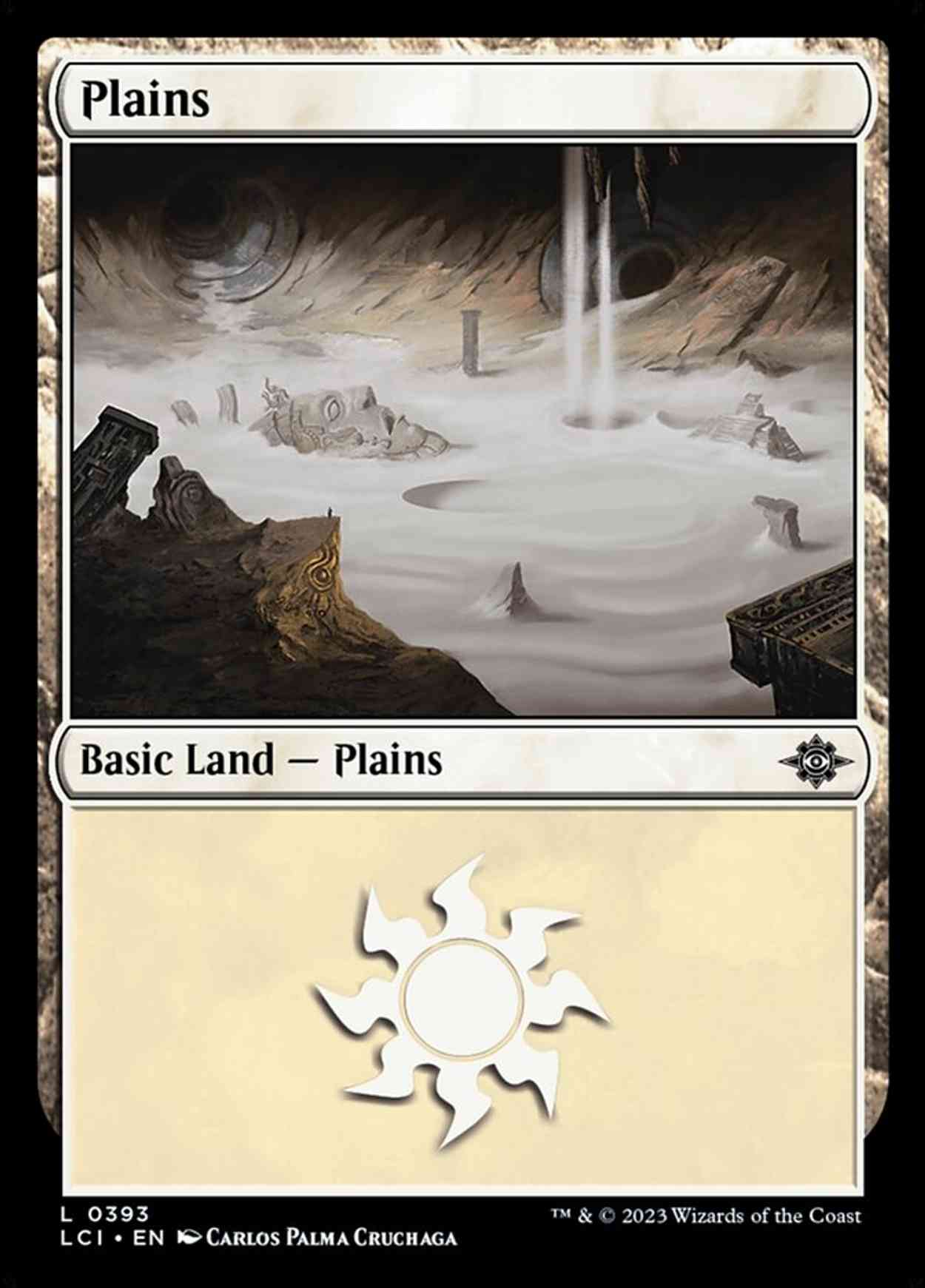 Plains (0393) magic card front