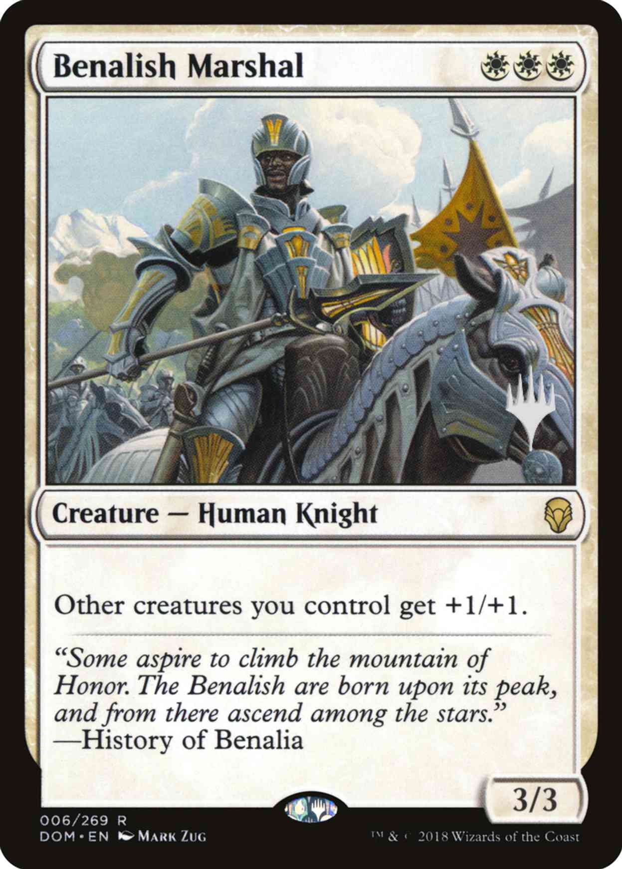 Benalish Marshal magic card front