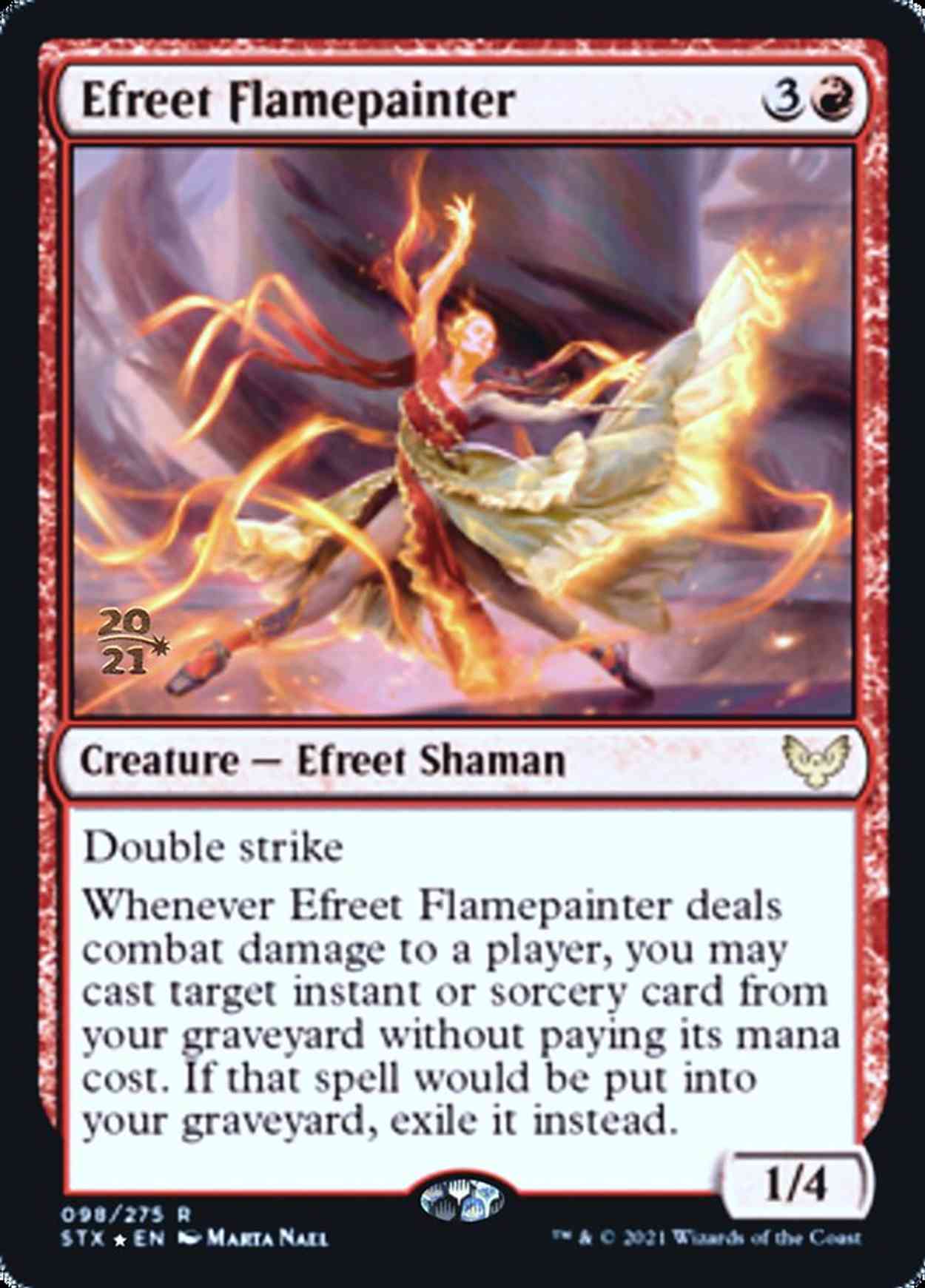Efreet Flamepainter magic card front
