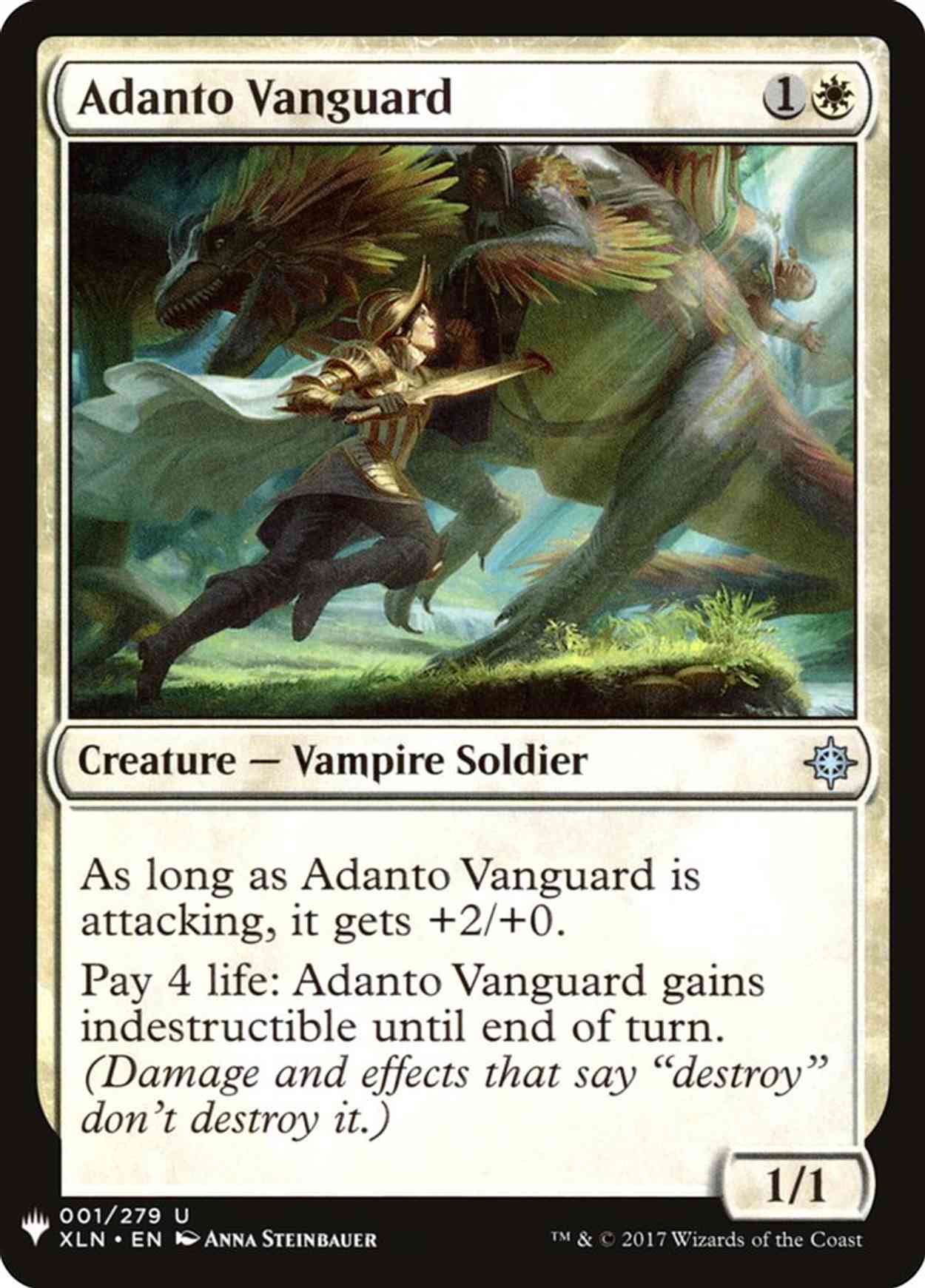 Adanto Vanguard magic card front