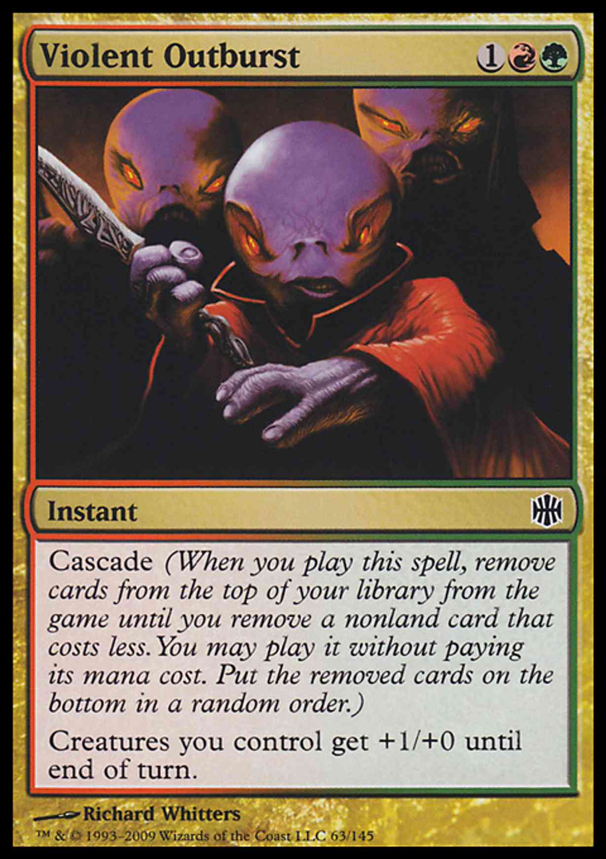 Violent Outburst magic card front