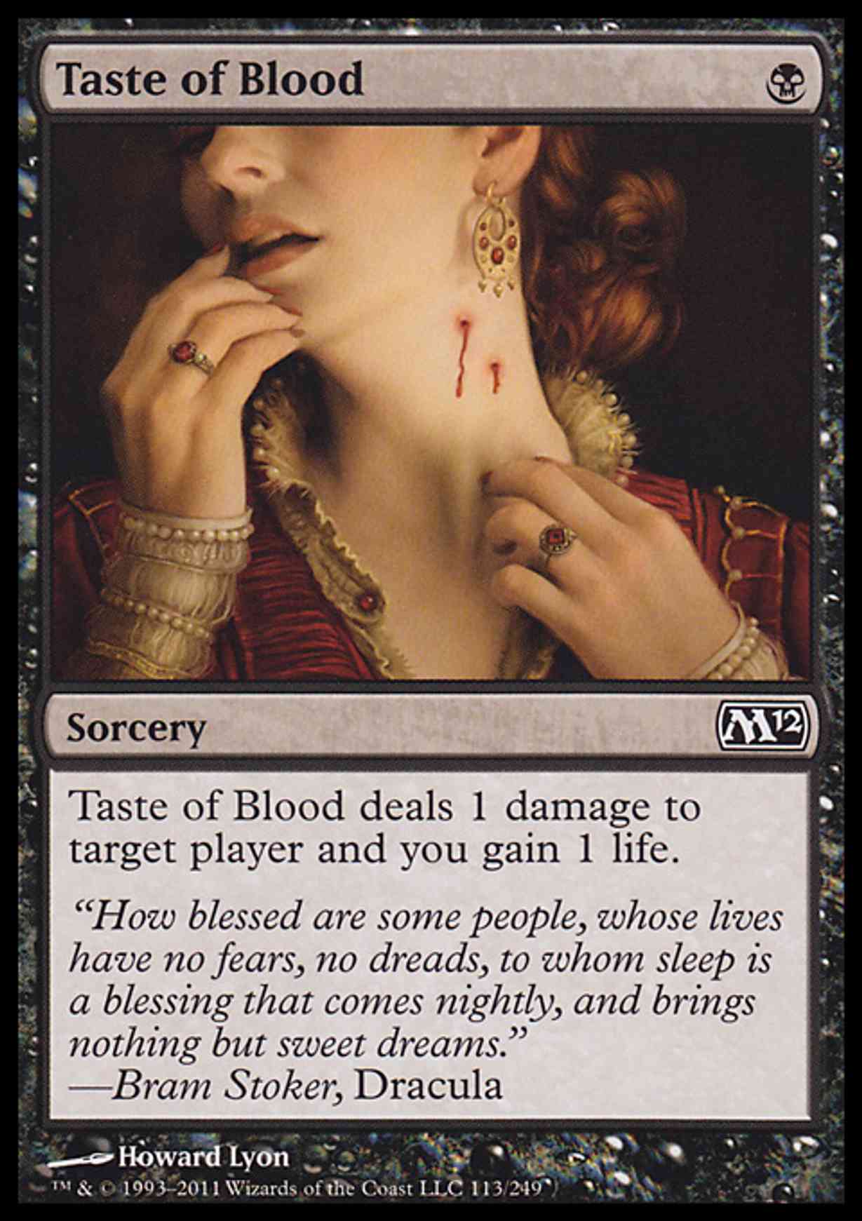 Taste of Blood magic card front