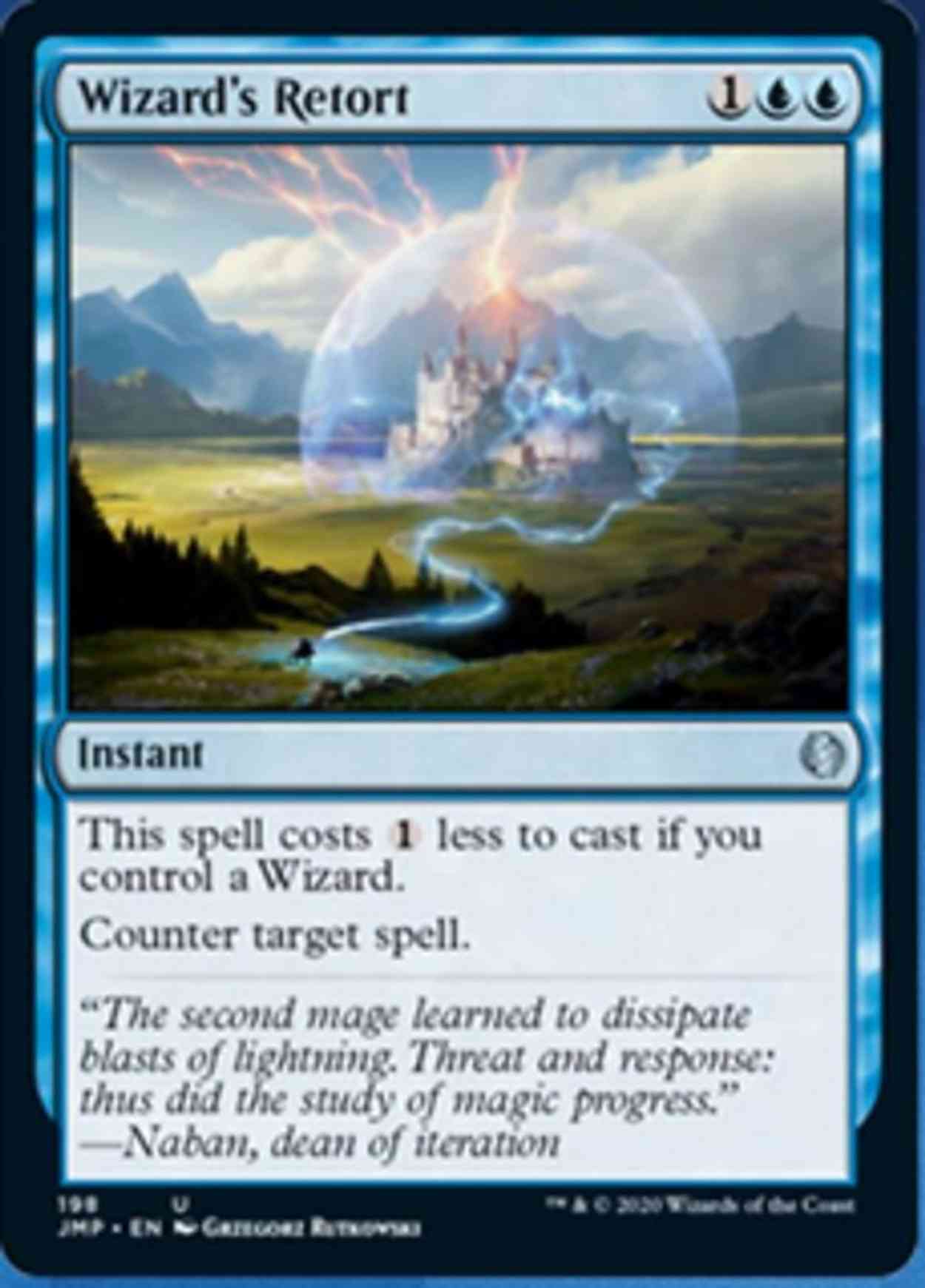 Wizard's Retort magic card front