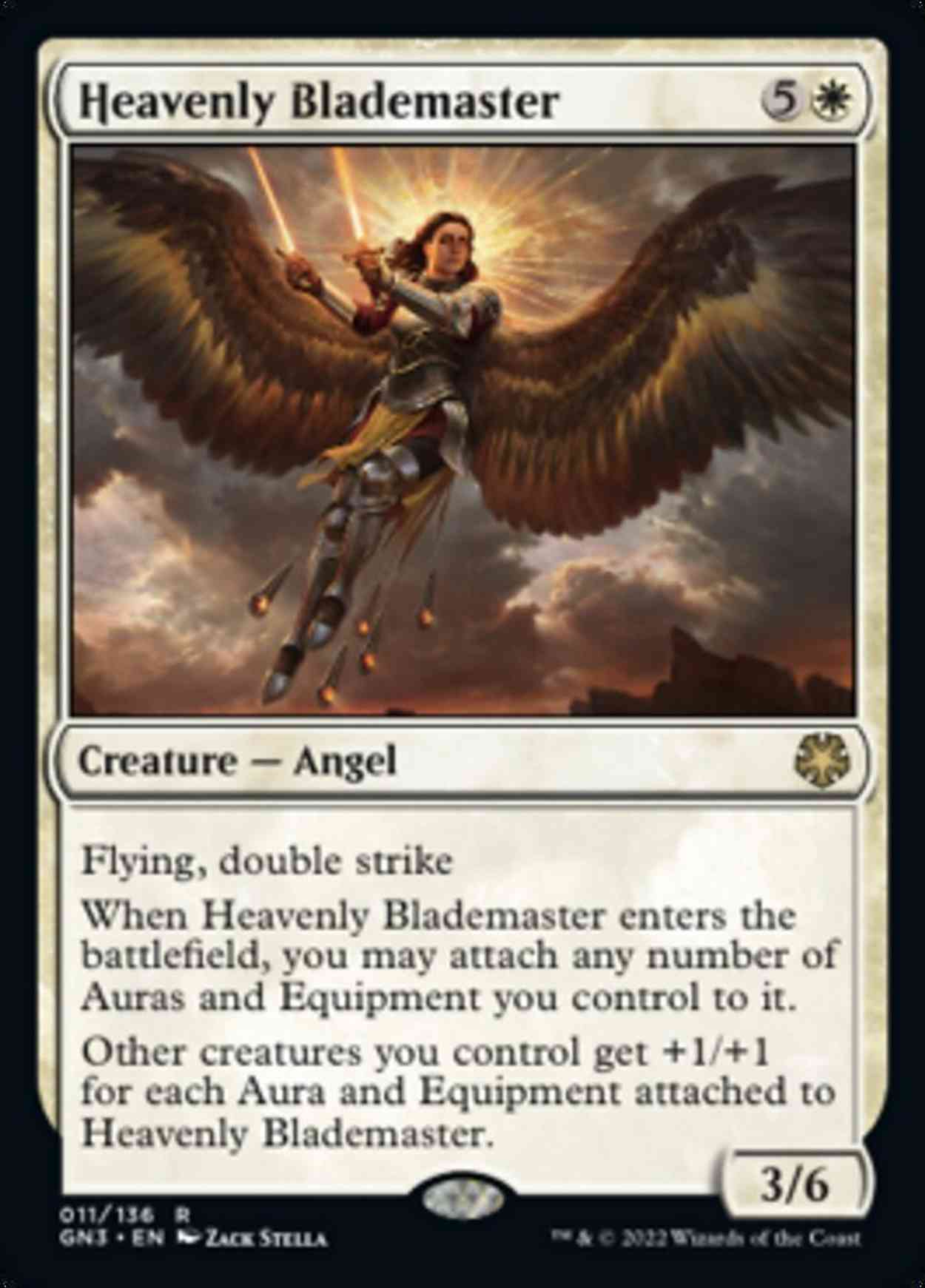 Heavenly Blademaster magic card front