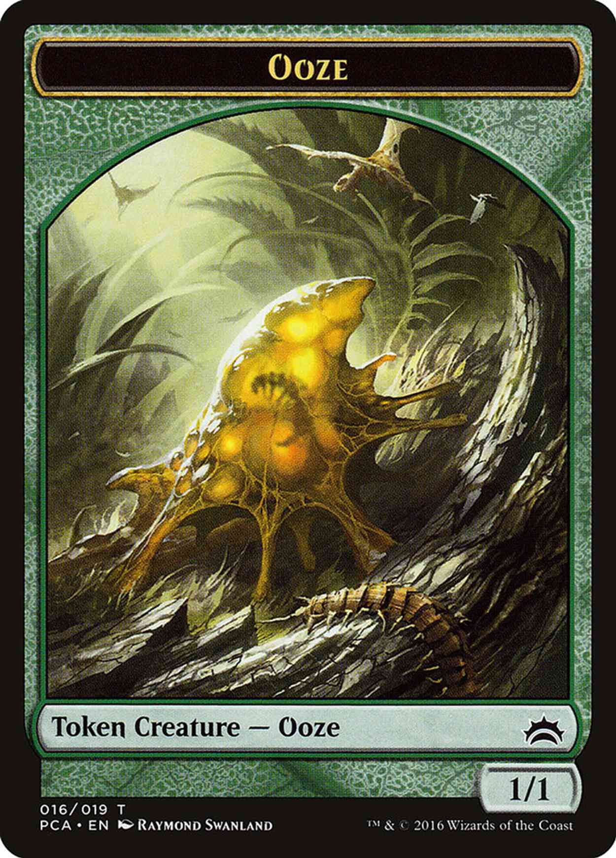 Ooze Double-sided Token magic card front