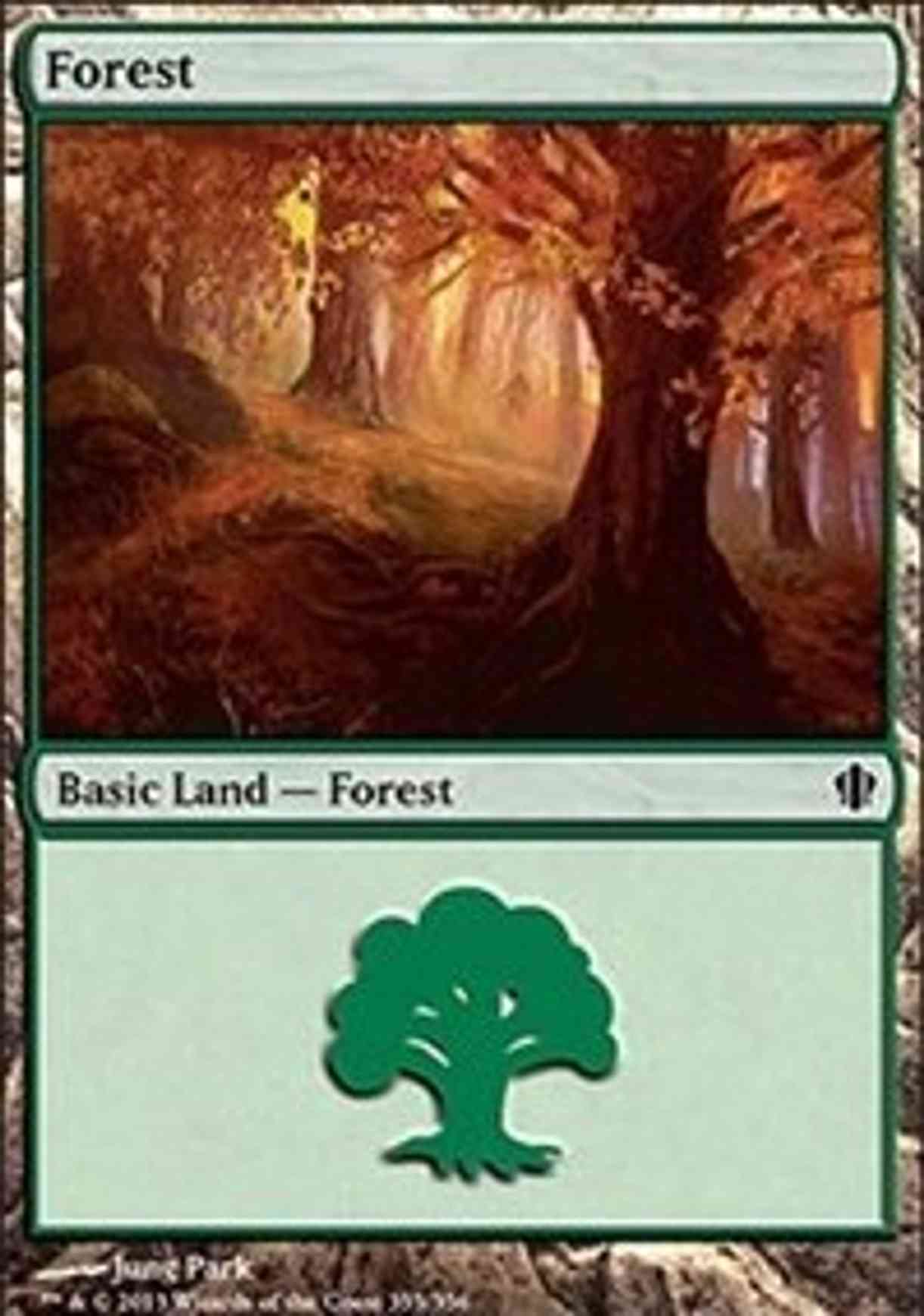 Forest (355) magic card front
