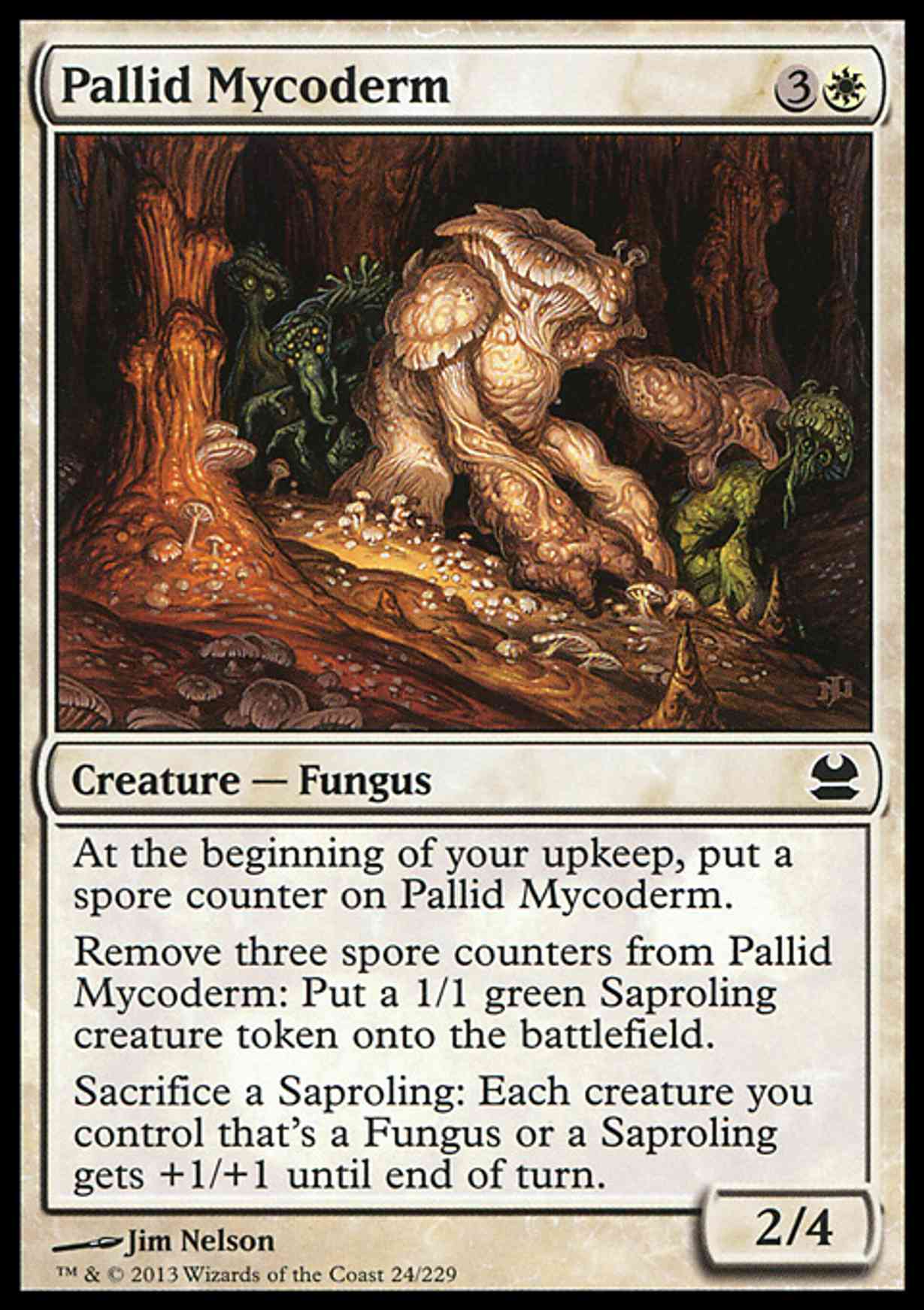 Pallid Mycoderm magic card front